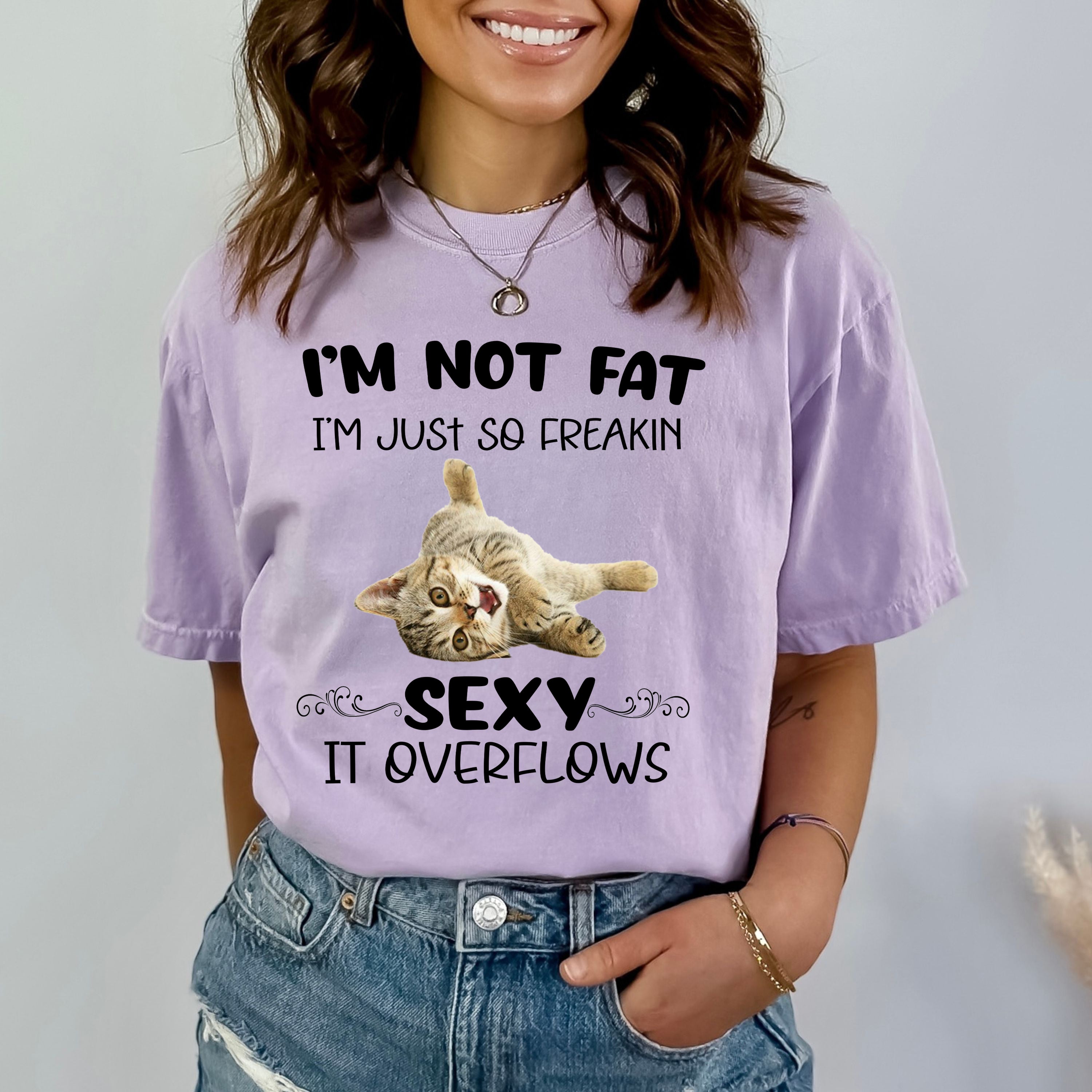 I'm Not Fat (Sexy Overflows) - Bella Canvas
