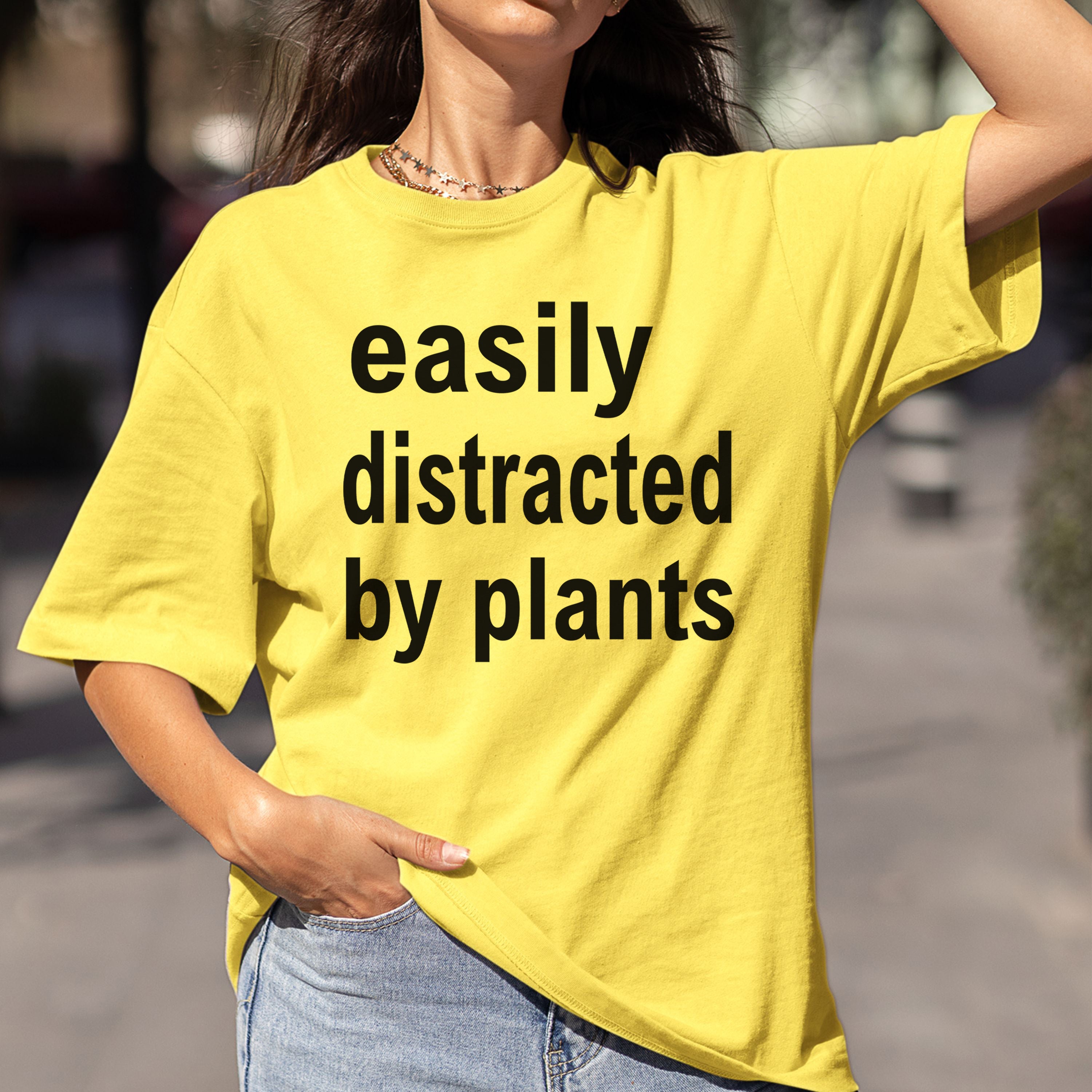 Easily Distracted By Plants - Bella Canvas