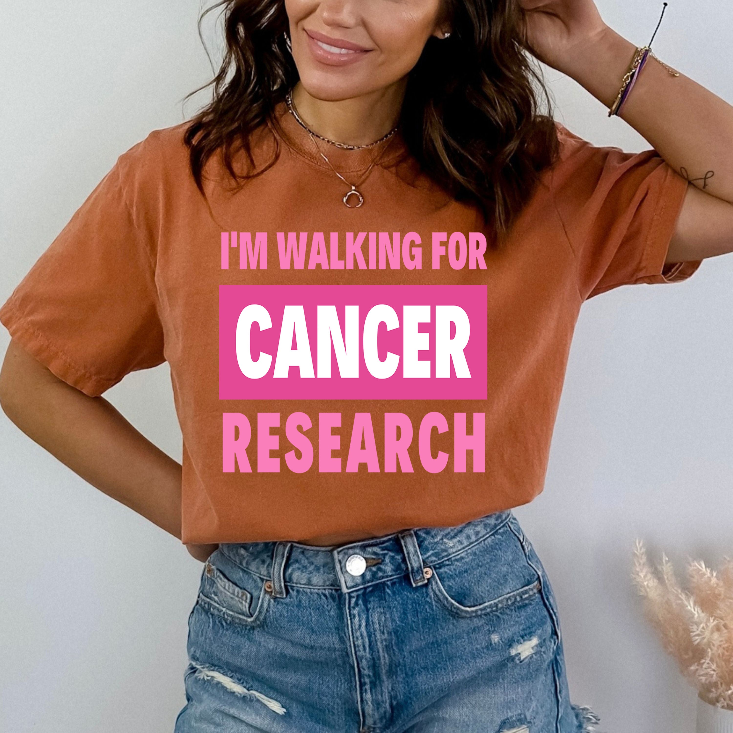 I'll Walking For Cancer Research - Bella Canvas