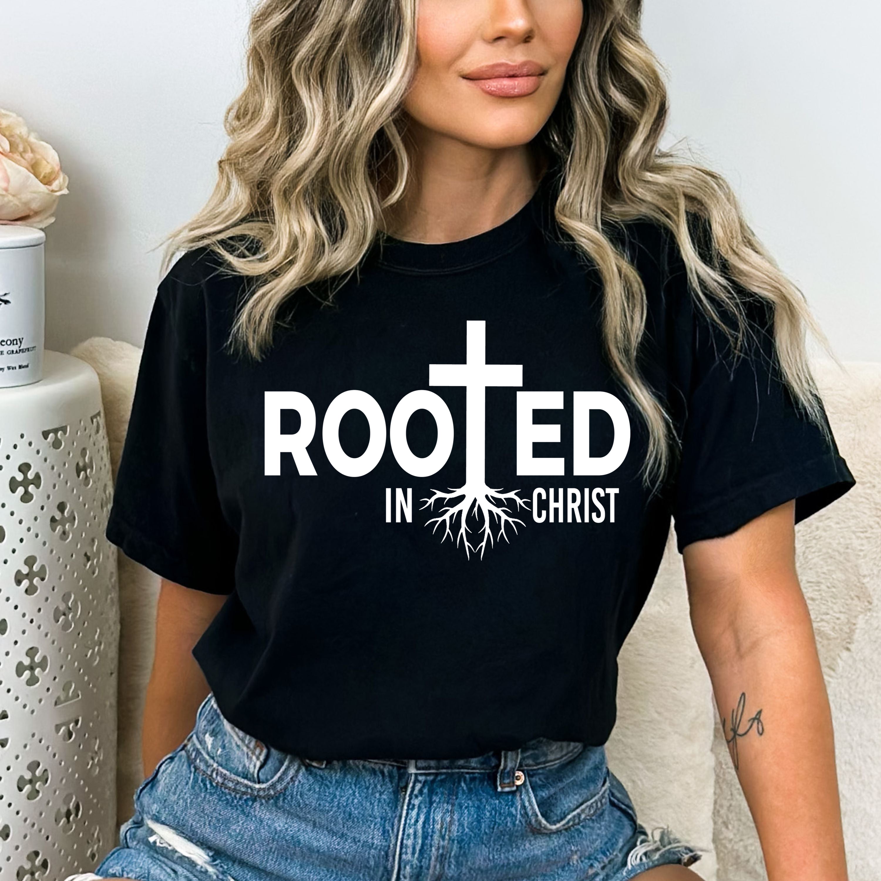 Rooted In Christ - Bella Canvas T-Shirt