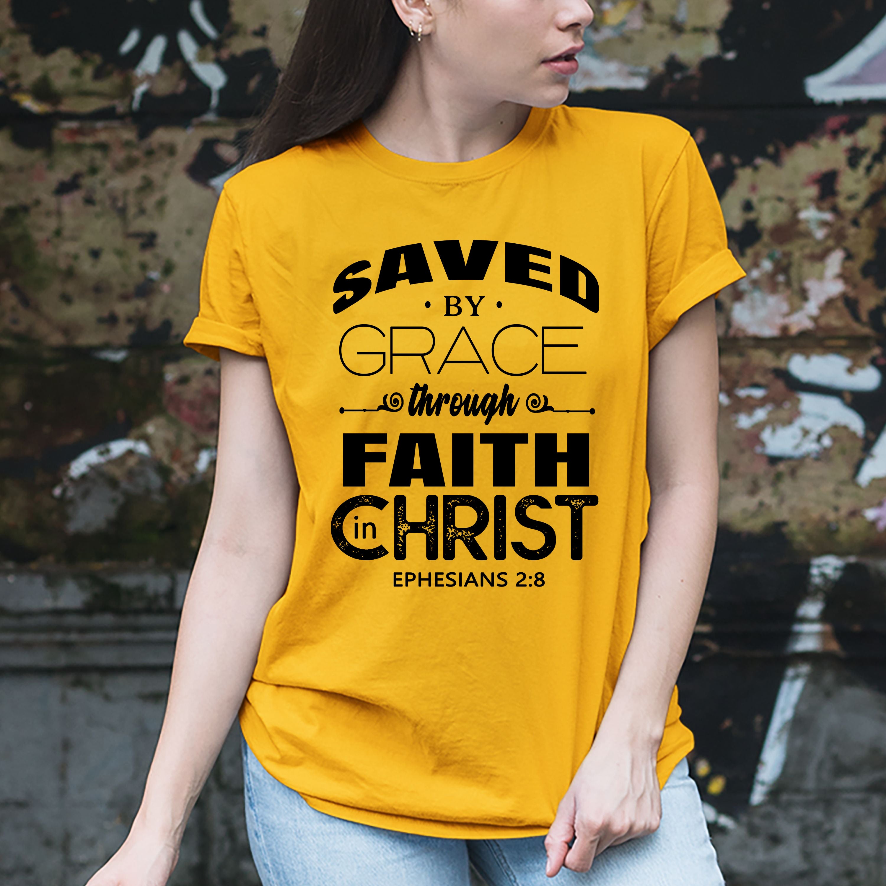 "SAVED BY GRACE THROUGH FAITH IN CHRIST".