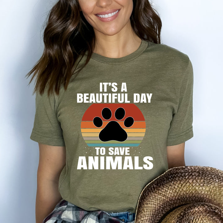 Save Animals - Bella Canvas