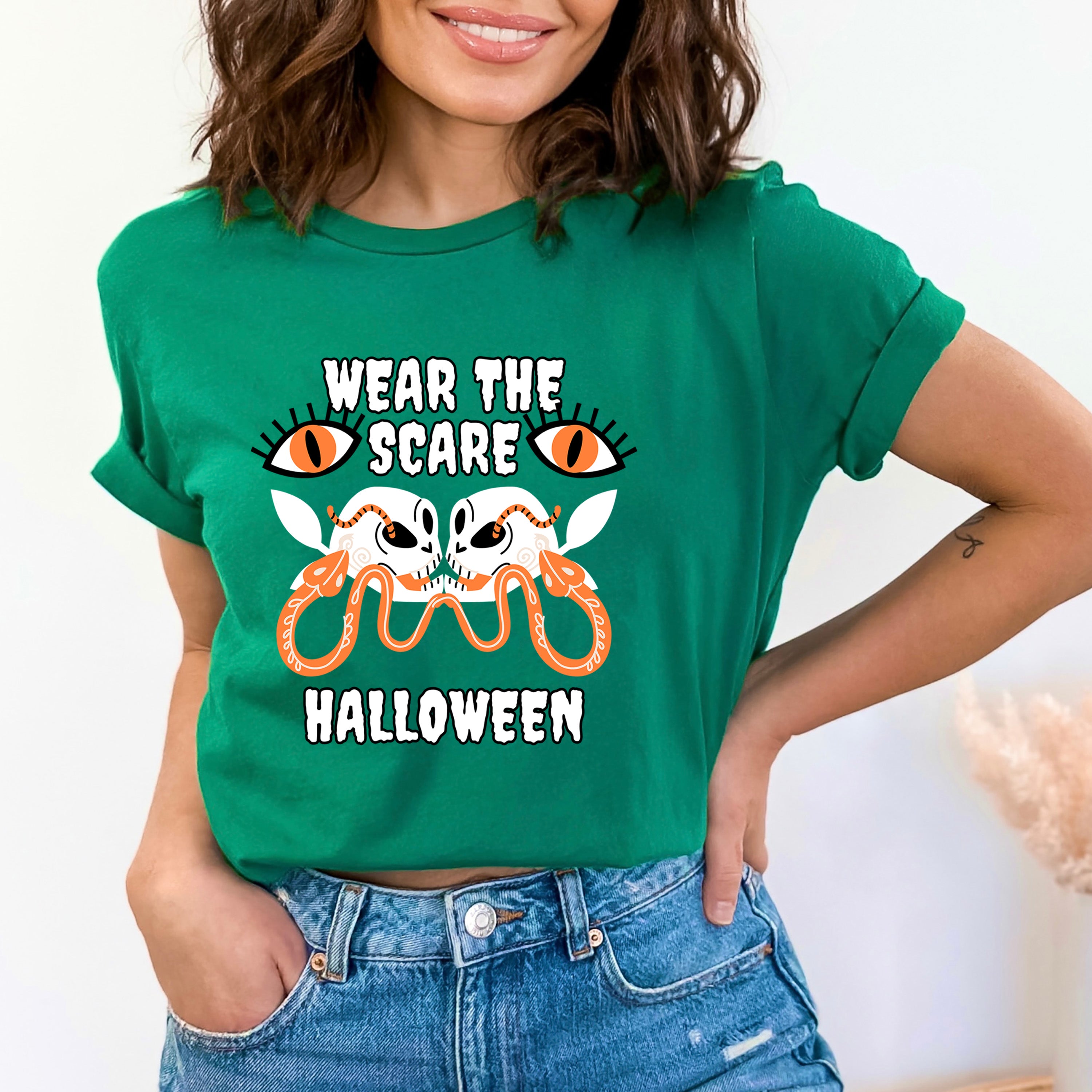 Wear the Scare Halloween - Bella canvas