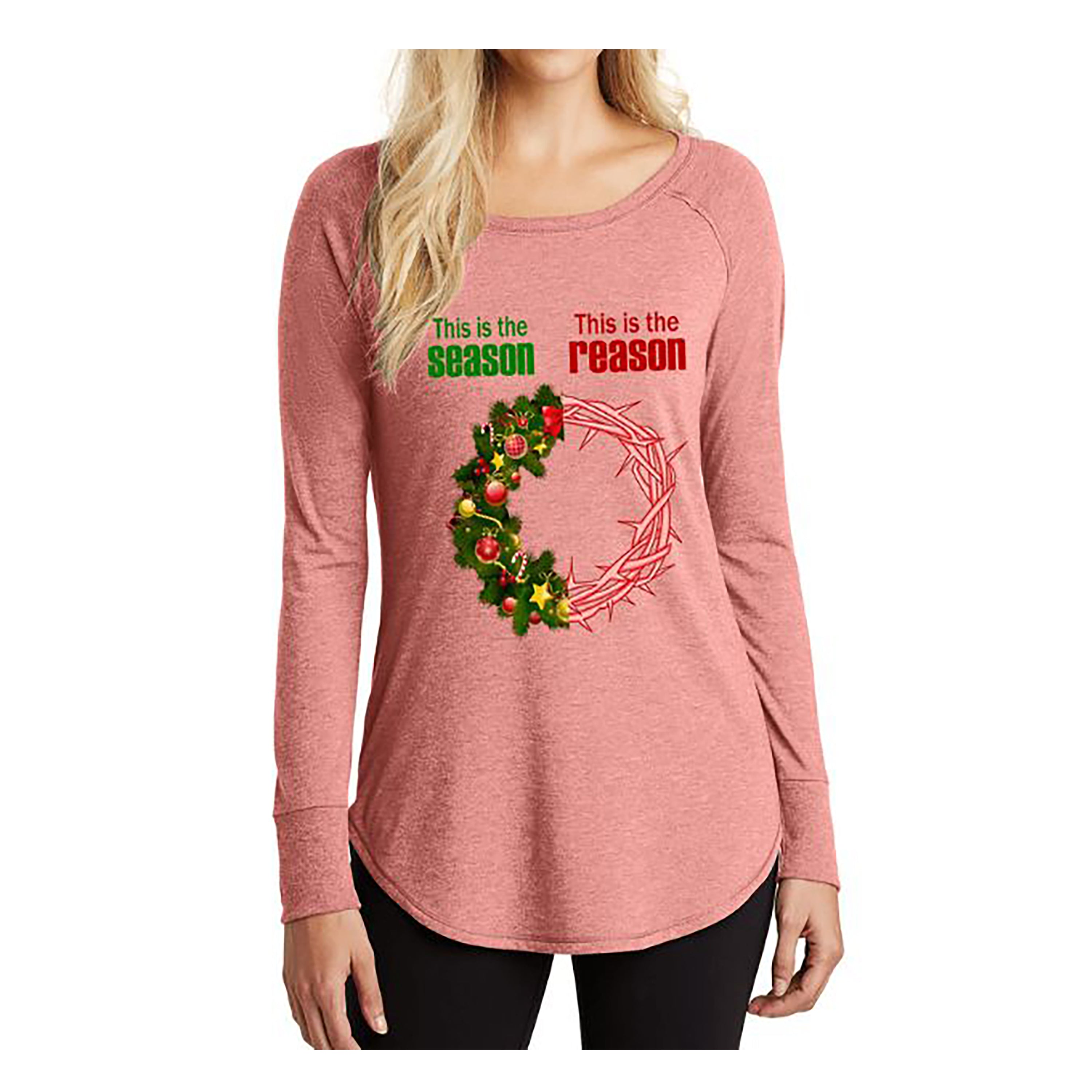 "THIS IS THE REASON THIS IS THE SEASON"- Stylish Long-Sleeve Tee