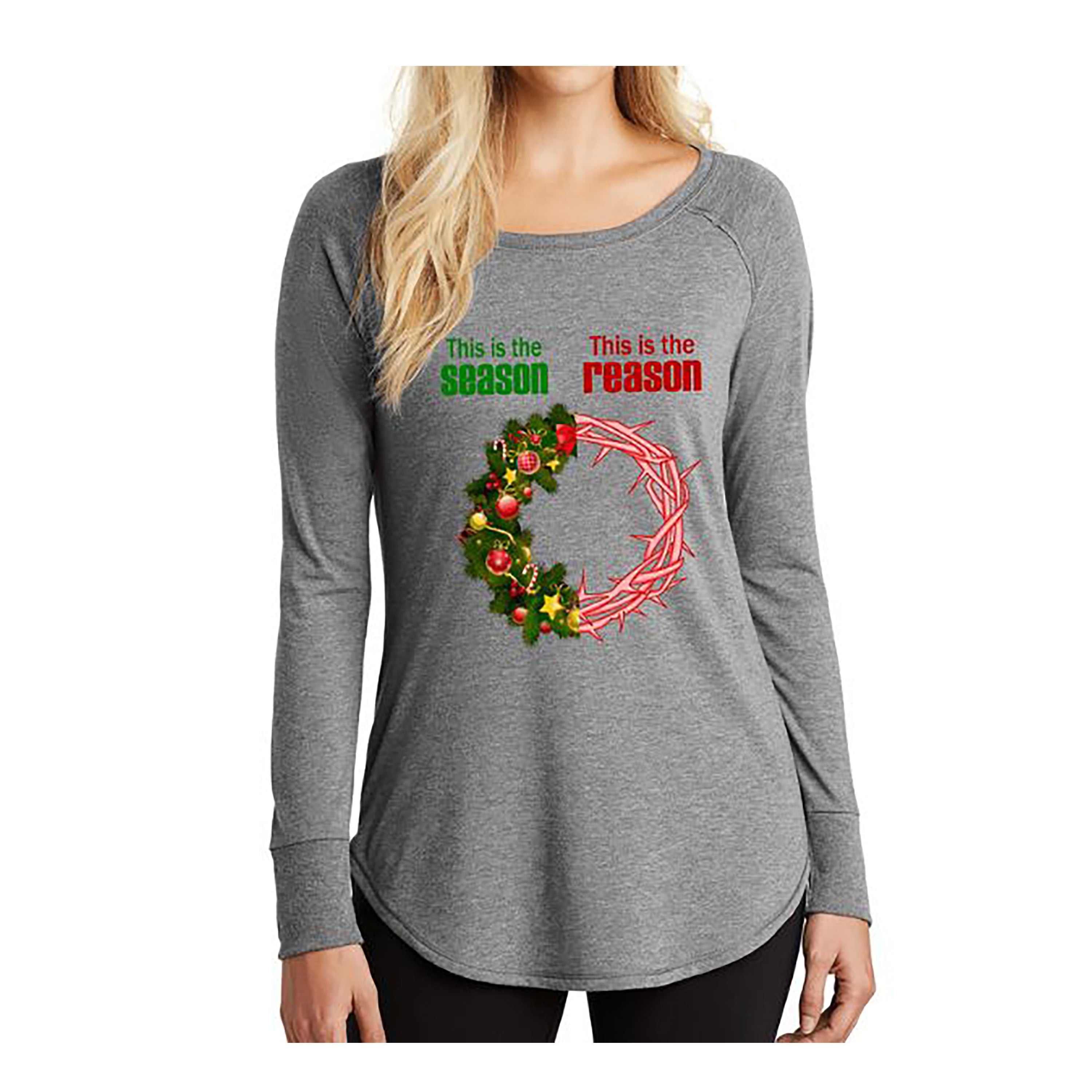 "THIS IS THE REASON THIS IS THE SEASON"- Stylish Long-Sleeve Tee