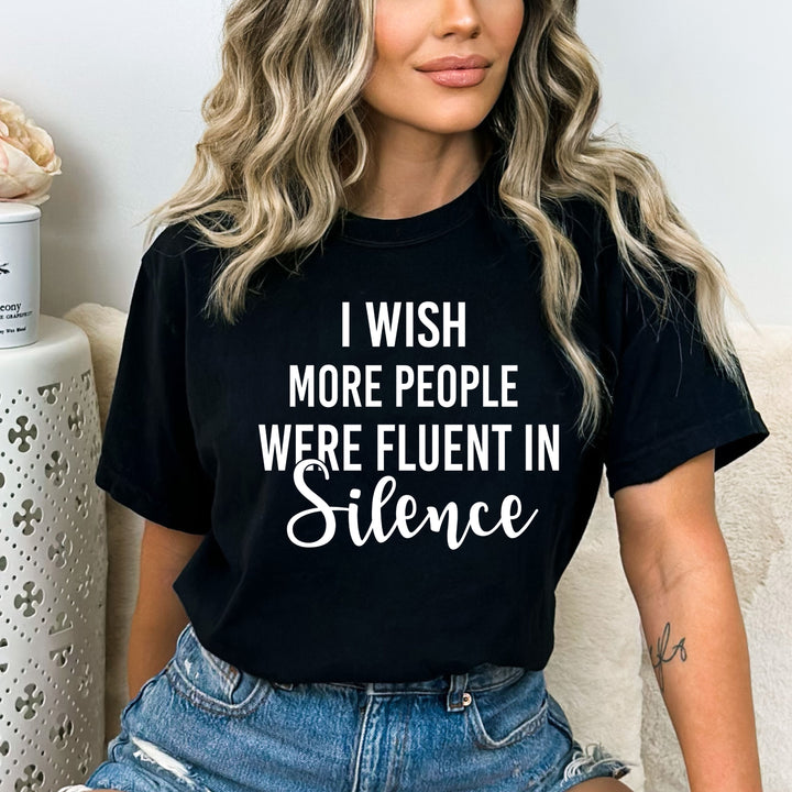 People Were Fluent In Silence - Bella Canvas