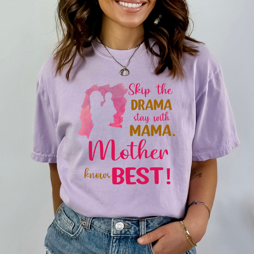 Skip The Drama Stay with Mama - Bella canvas