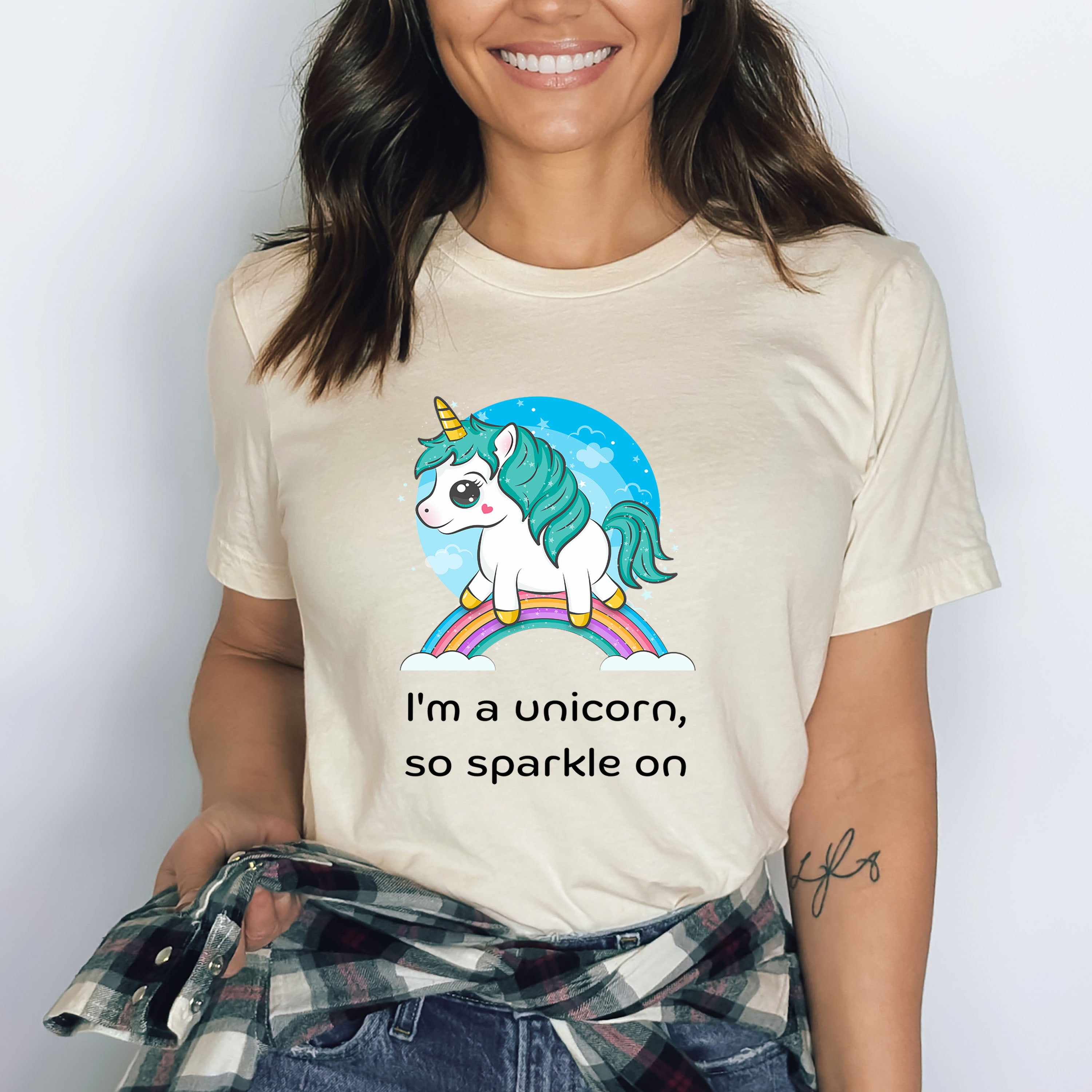 I'm Unicorn So Sparkle On - Bella canvas