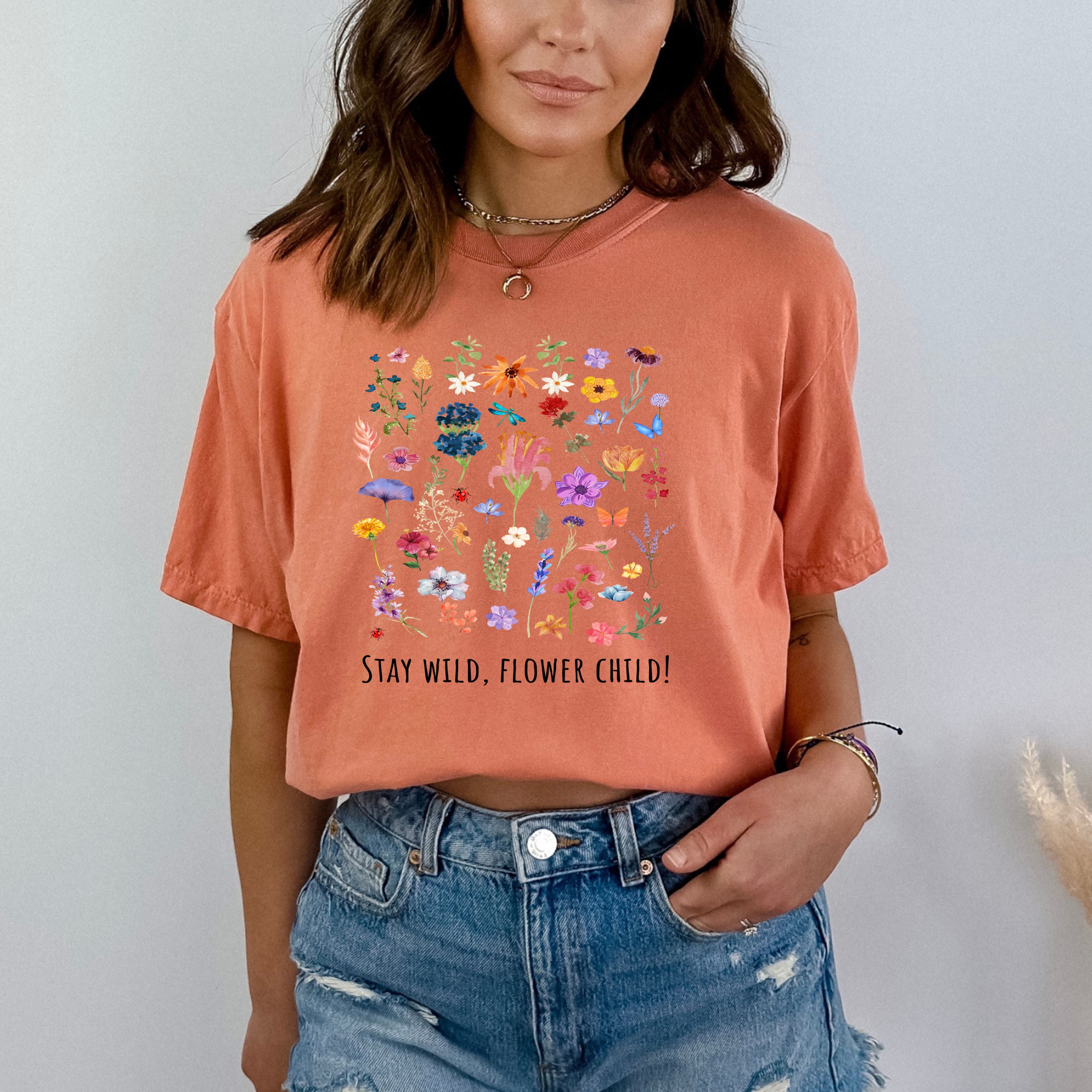 Stay Wild Flower Child - Bella Canvas