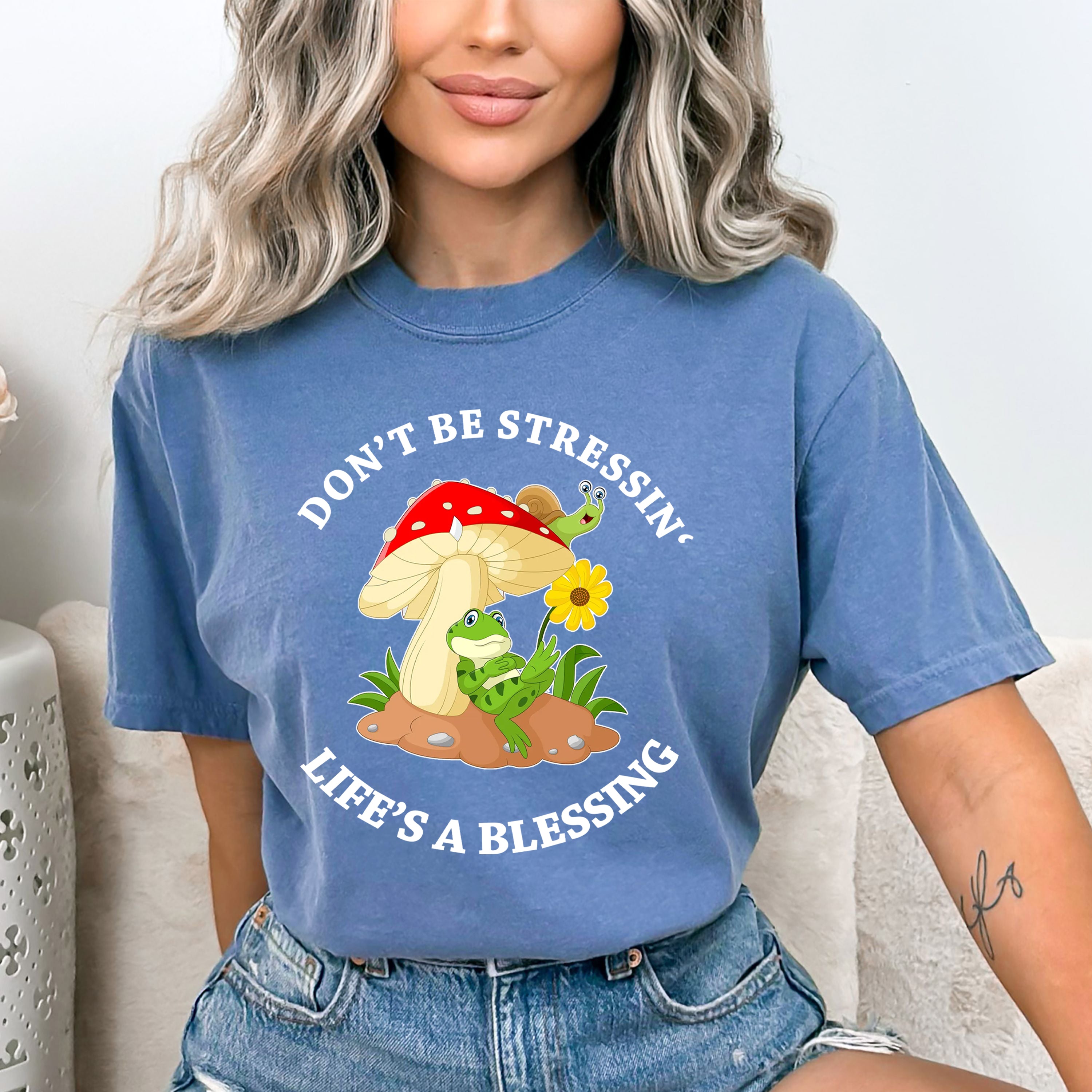 "Don't Be Stressin" - Bella Canvas T-Shirt
