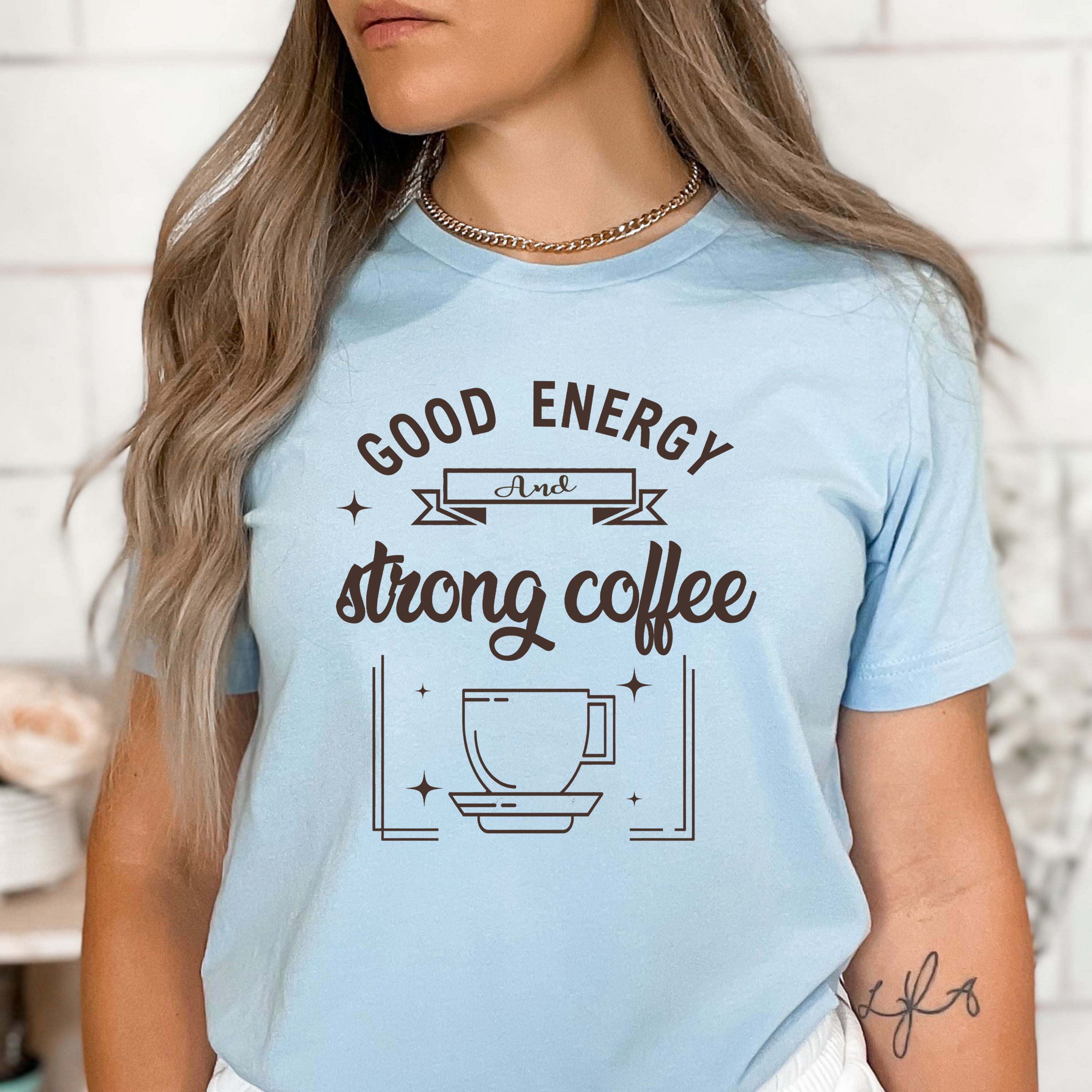 "Good energy and strong coffee"