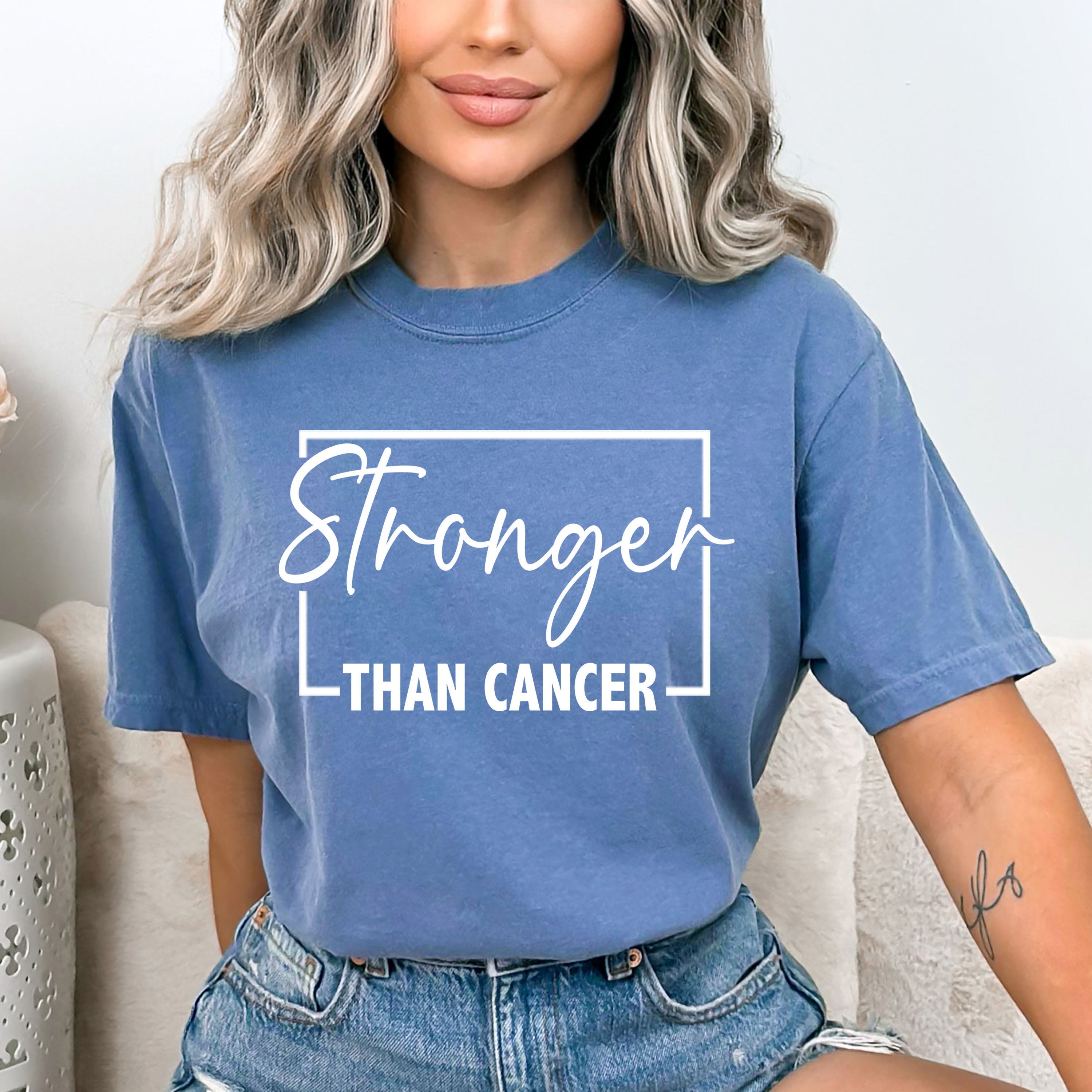Stronger Than Cancer - Bella Canvas