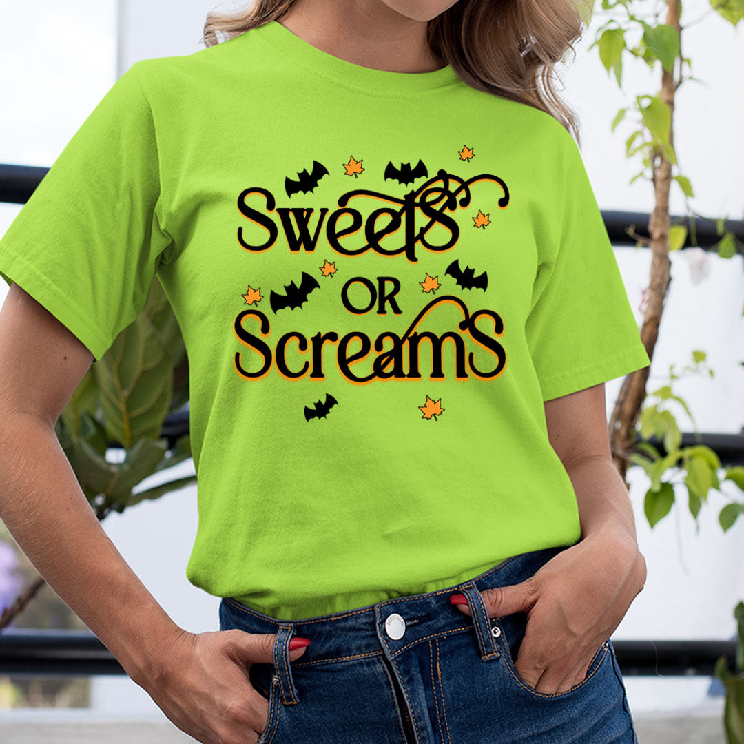 Sweets Or Screams - Unisex T-Shirt