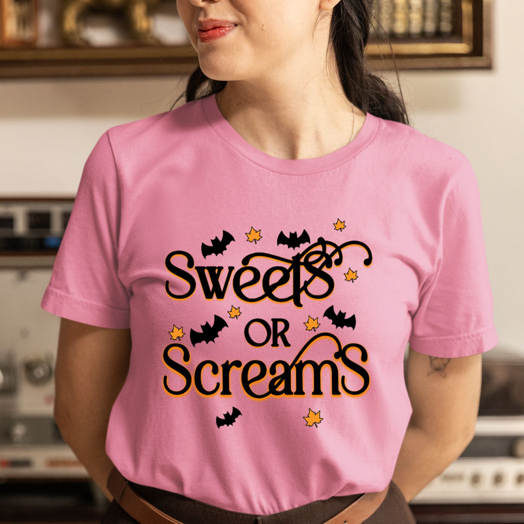 Sweets Or Screams - Unisex T-Shirt