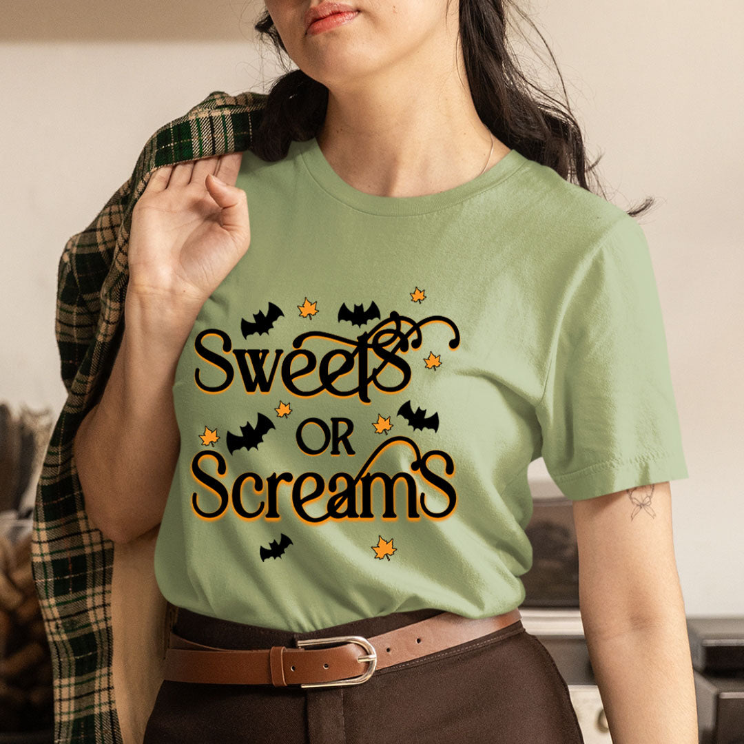 Sweets Or Screams - Unisex T-Shirt
