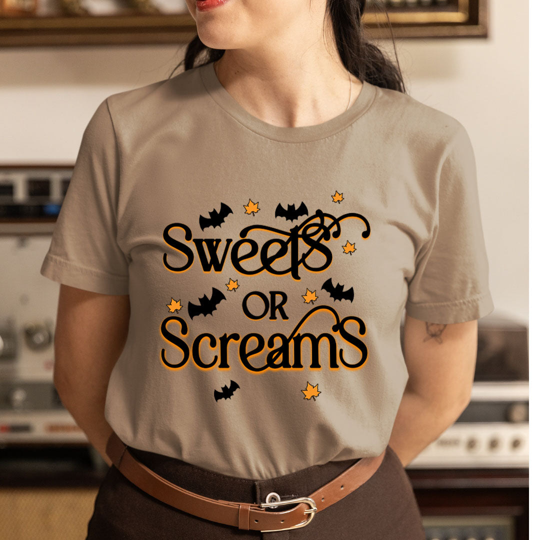 Sweets Or Screams - Unisex T-Shirt