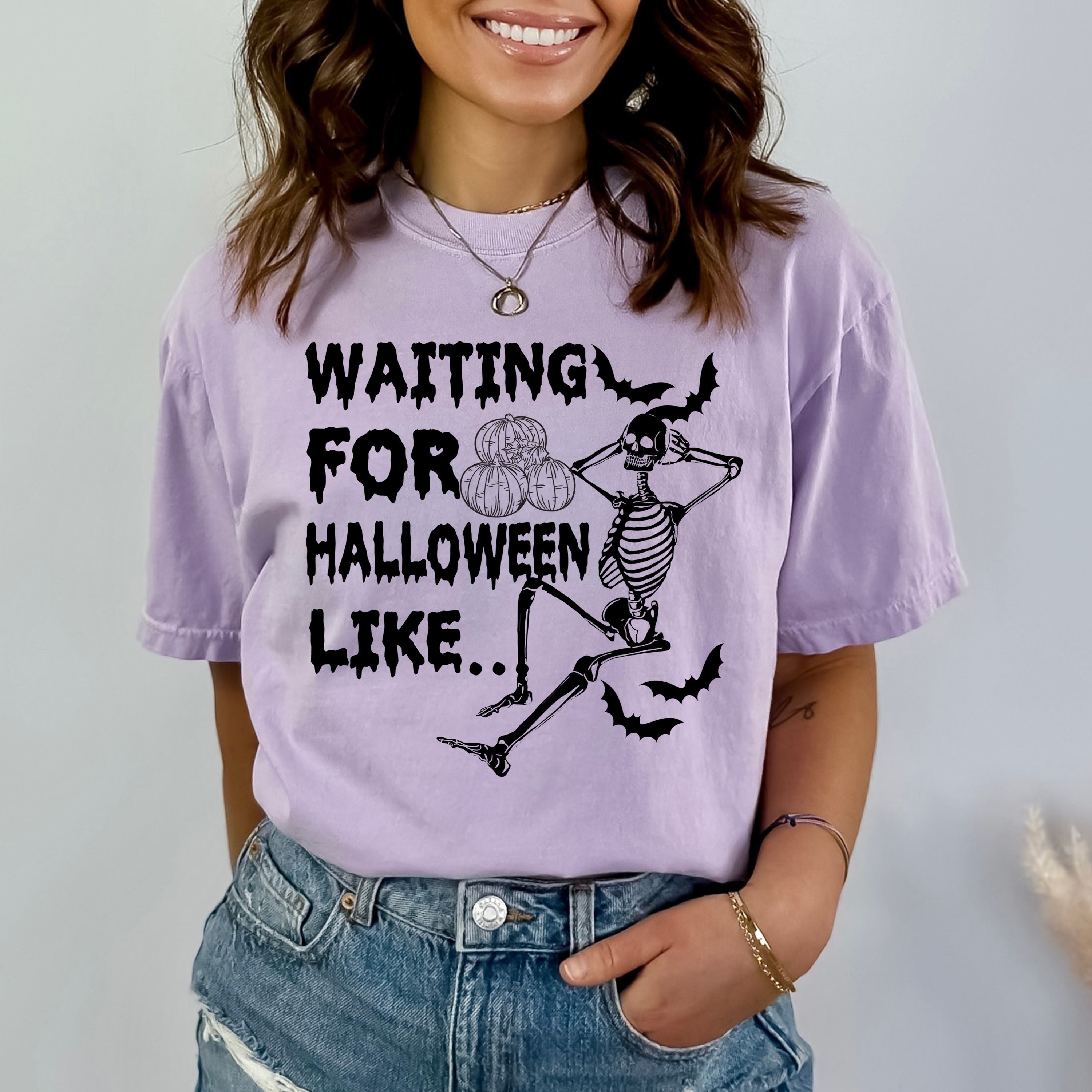 Waiting For Halloween Like  - Bella Canvas