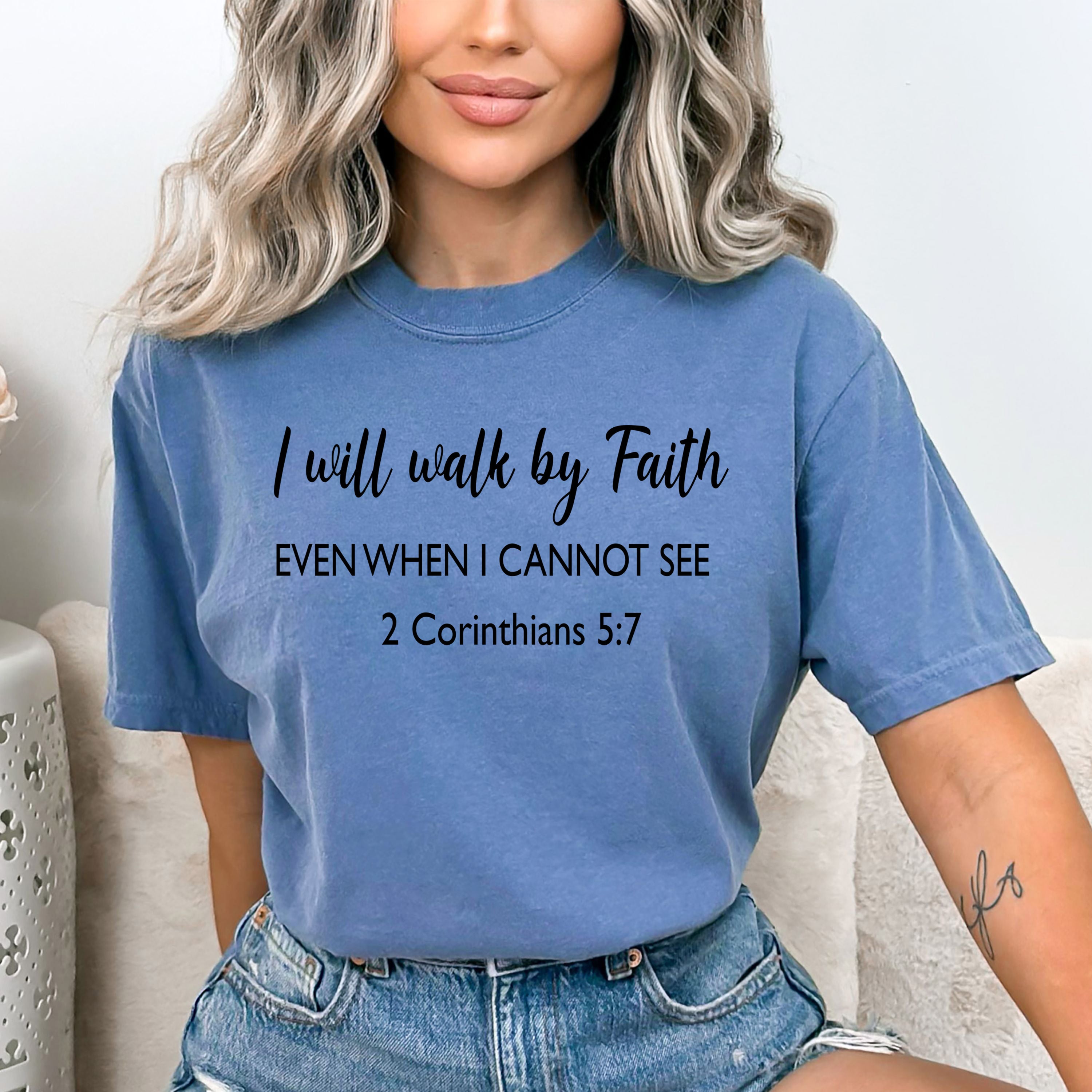 I Will Walk By Faith - Bella Canvas