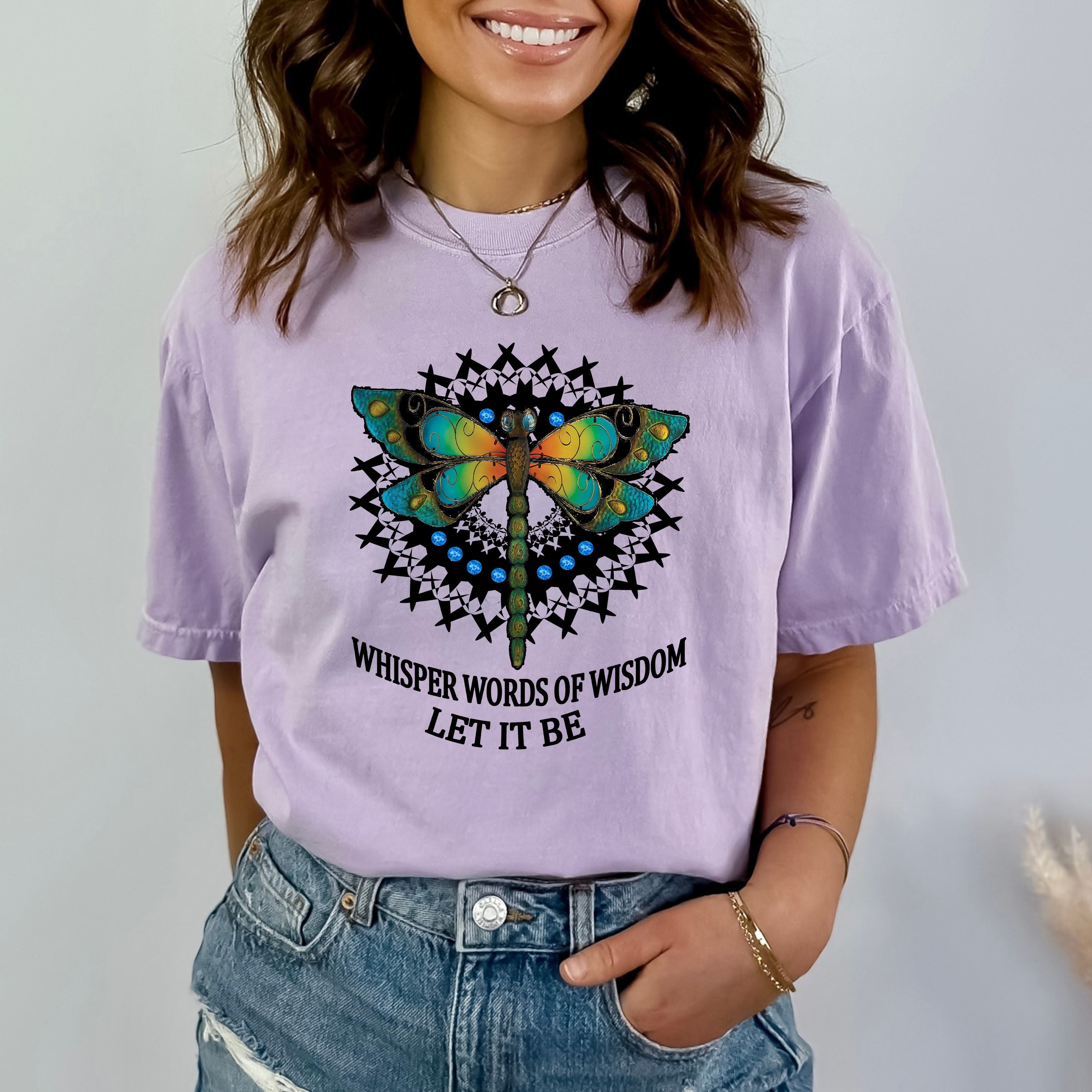 "WHISPER WORDS OF WISDOM LET IT BE" BELLA CANVAS T-SHIRT