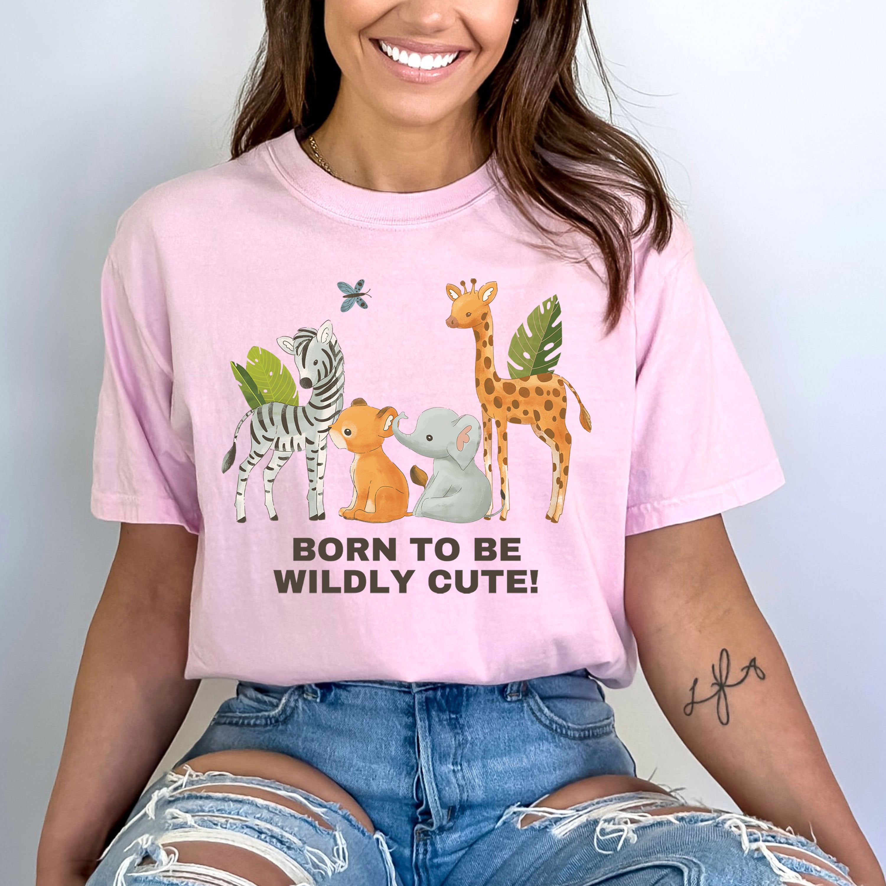 Born To Be Wildly Cute - Bella Canvas