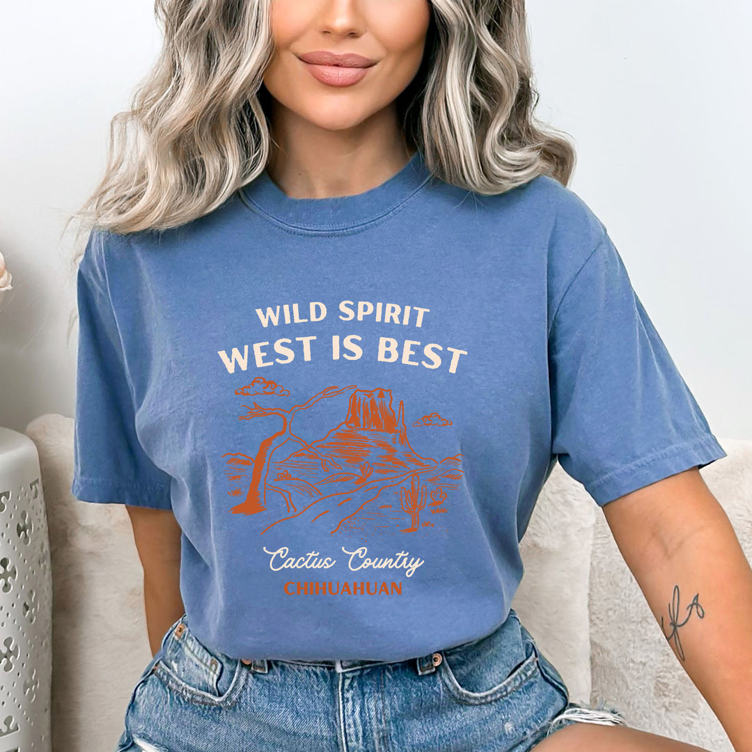 Wild Spirit West Is Best - Bella Canvas