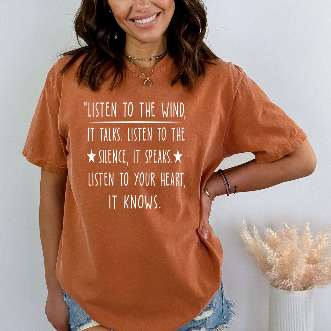 Listen To The Wind It Talks - Bella Canvas