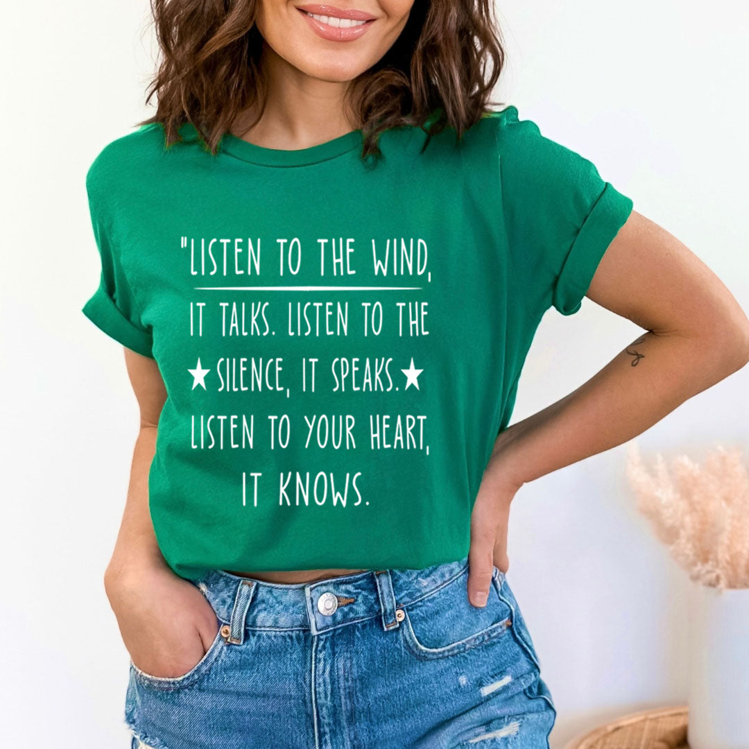 Listen To The Wind It Talks - Bella Canvas