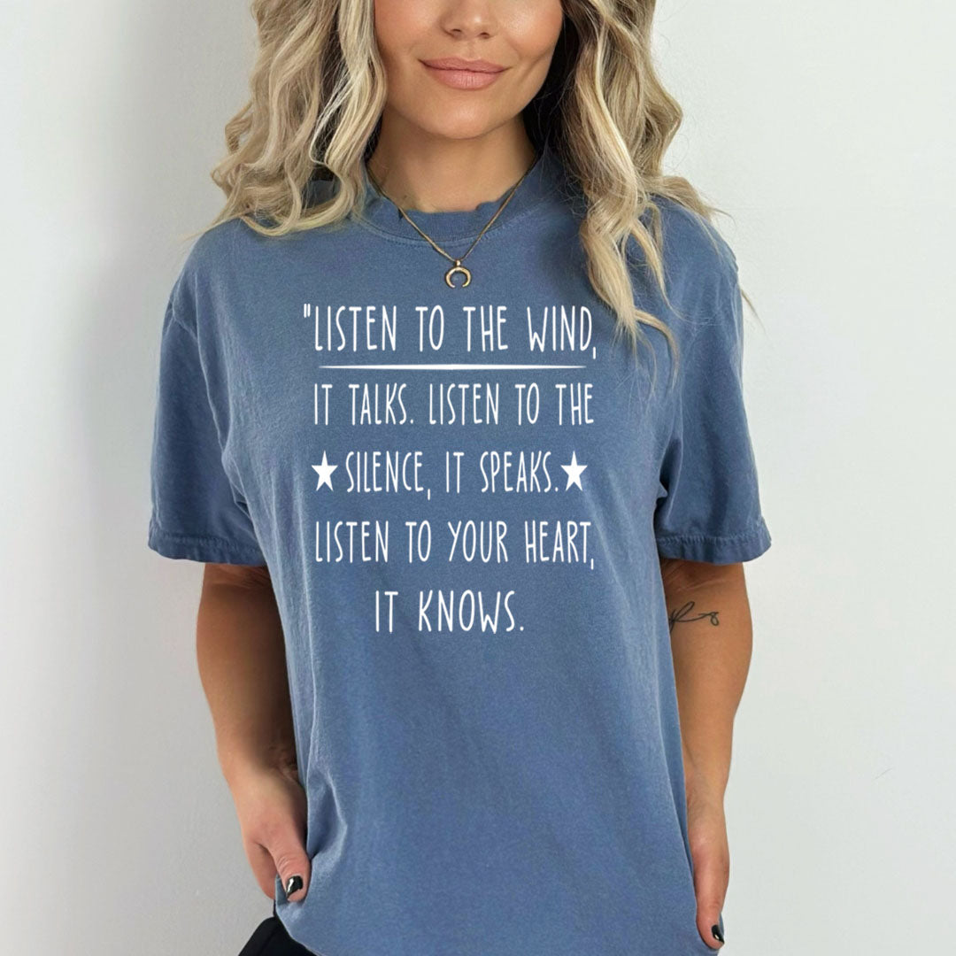 Listen To The Wind It Talks - Bella Canvas