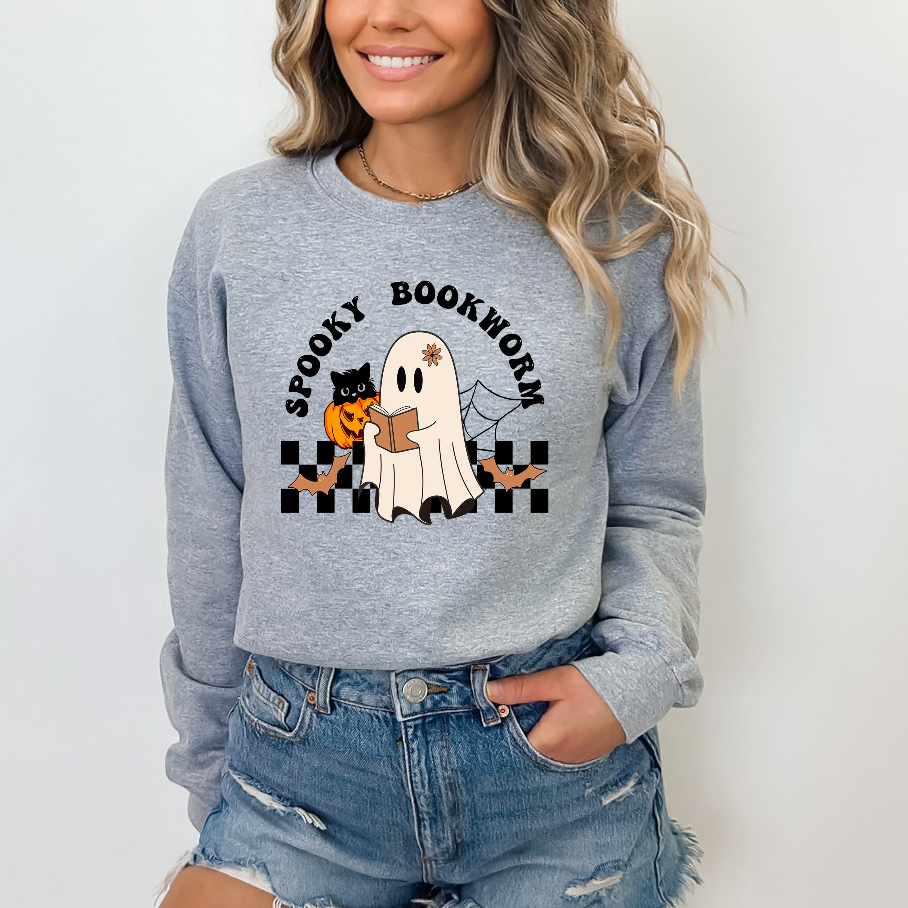 Spooky Bookworm -  Sweatshirt & Hoodie