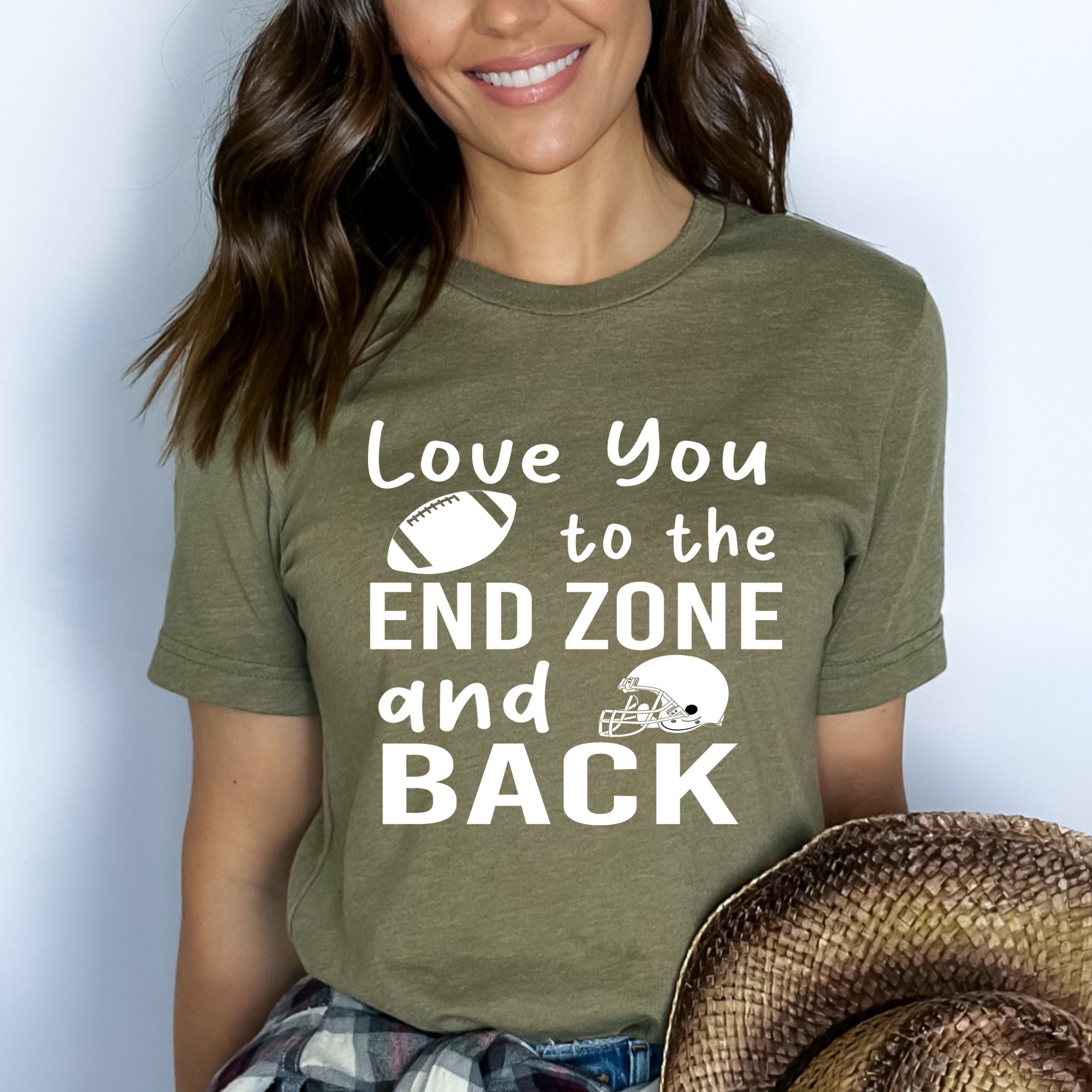 Love You To The End Zone - Bella Canvas