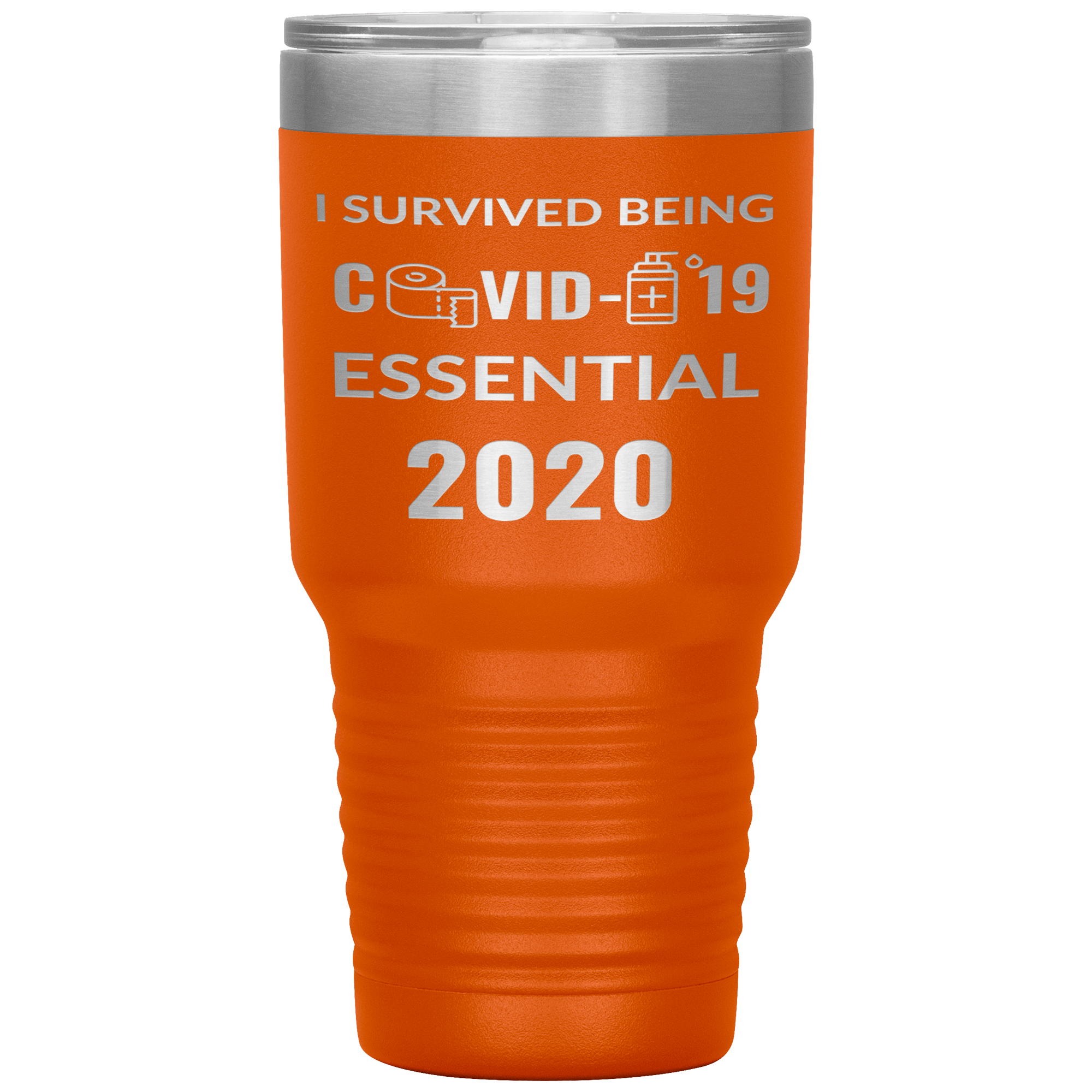 "I SURVIVED COVID-19 ESSENTIAL 2020"TUMBLER