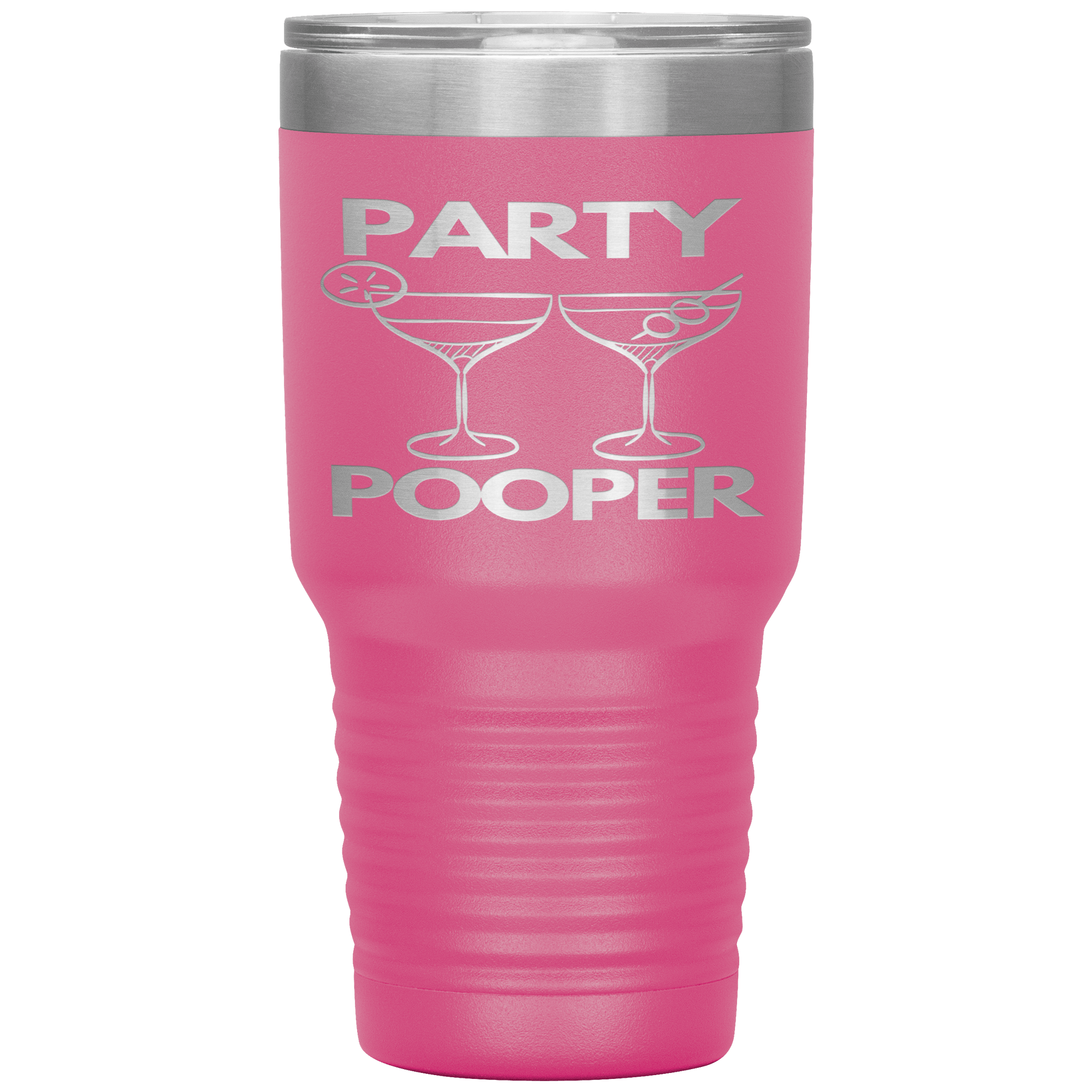 "PARTY POOPER"TUMBLER