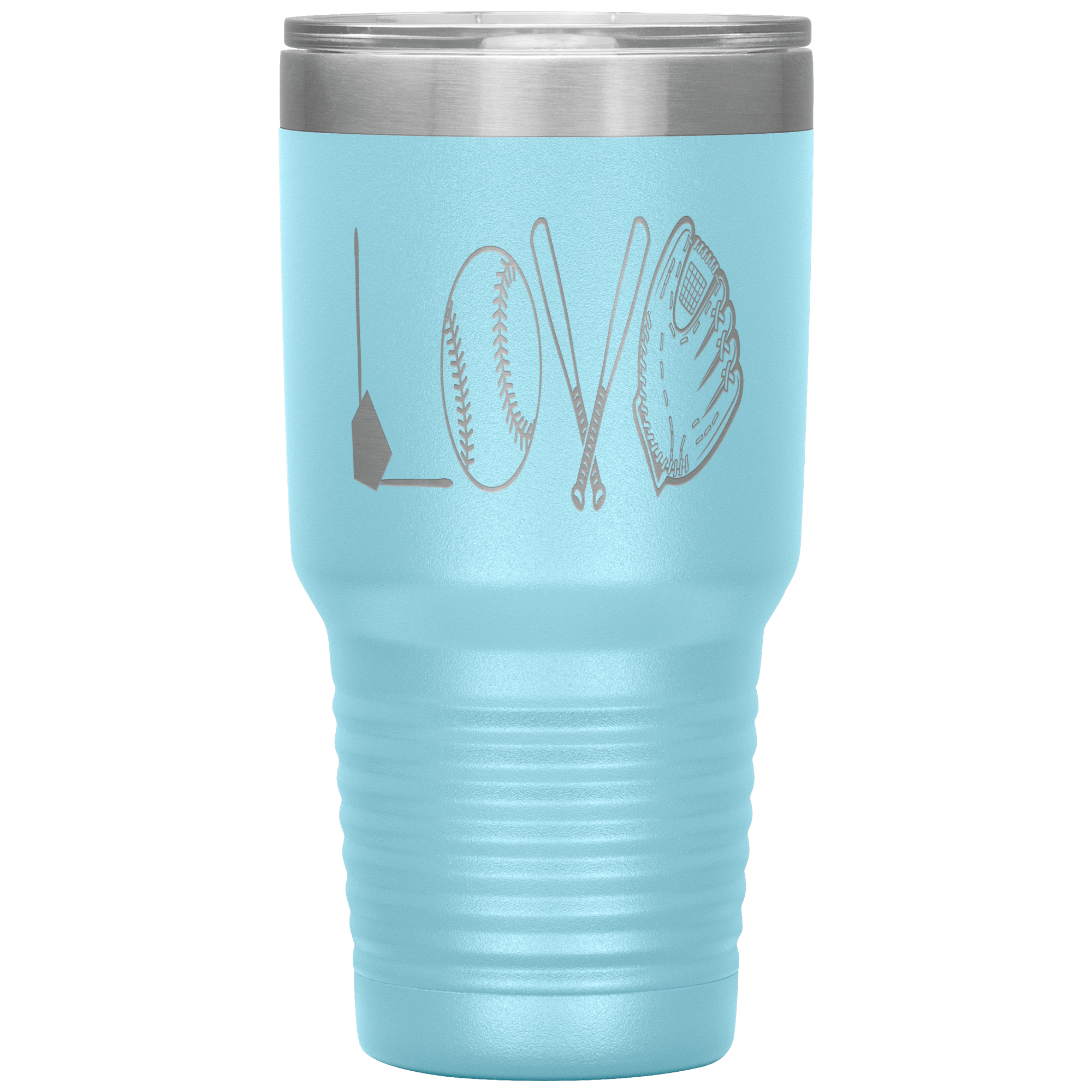 "LOVE BASEBALL" Tumbler