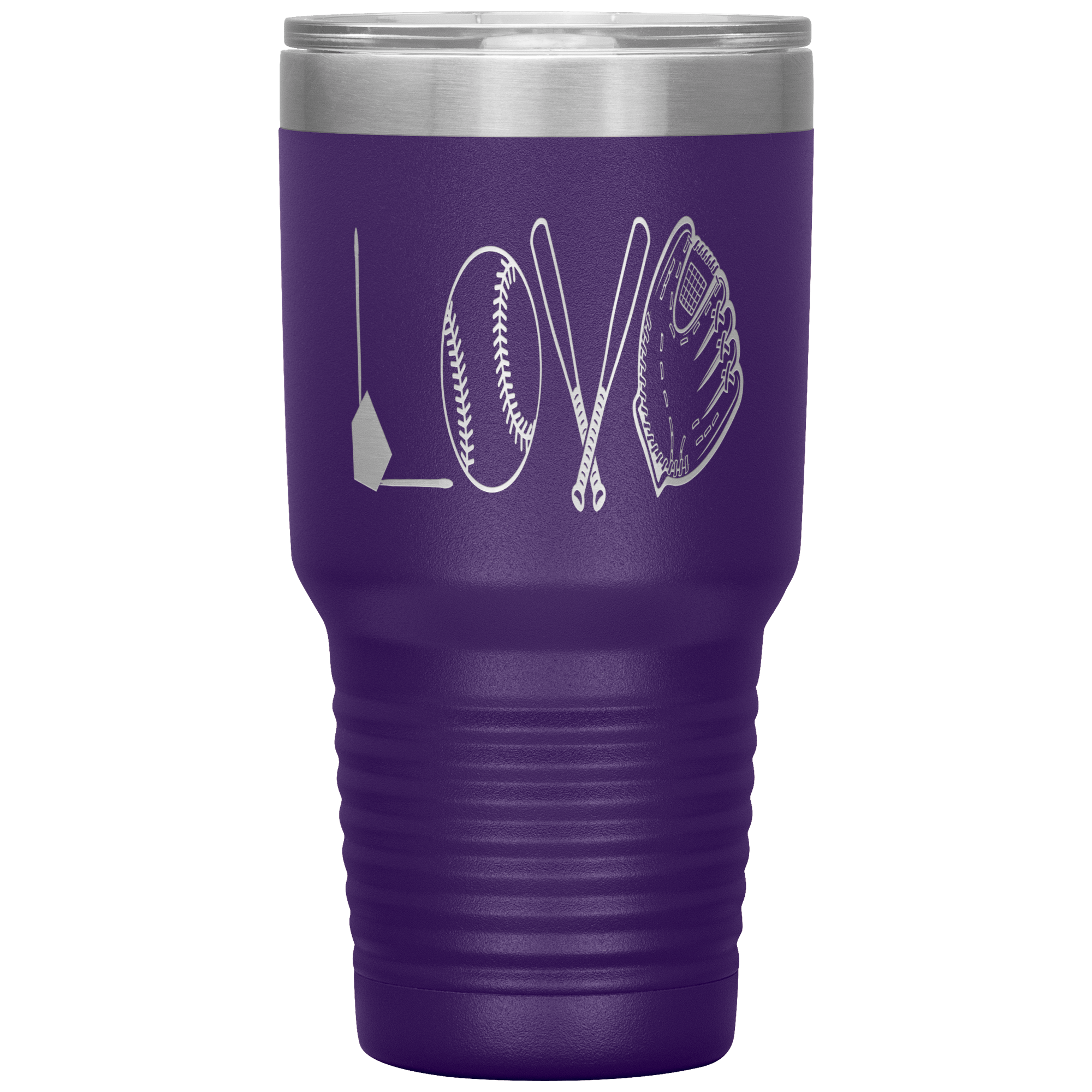 "LOVE BASEBALL" Tumbler