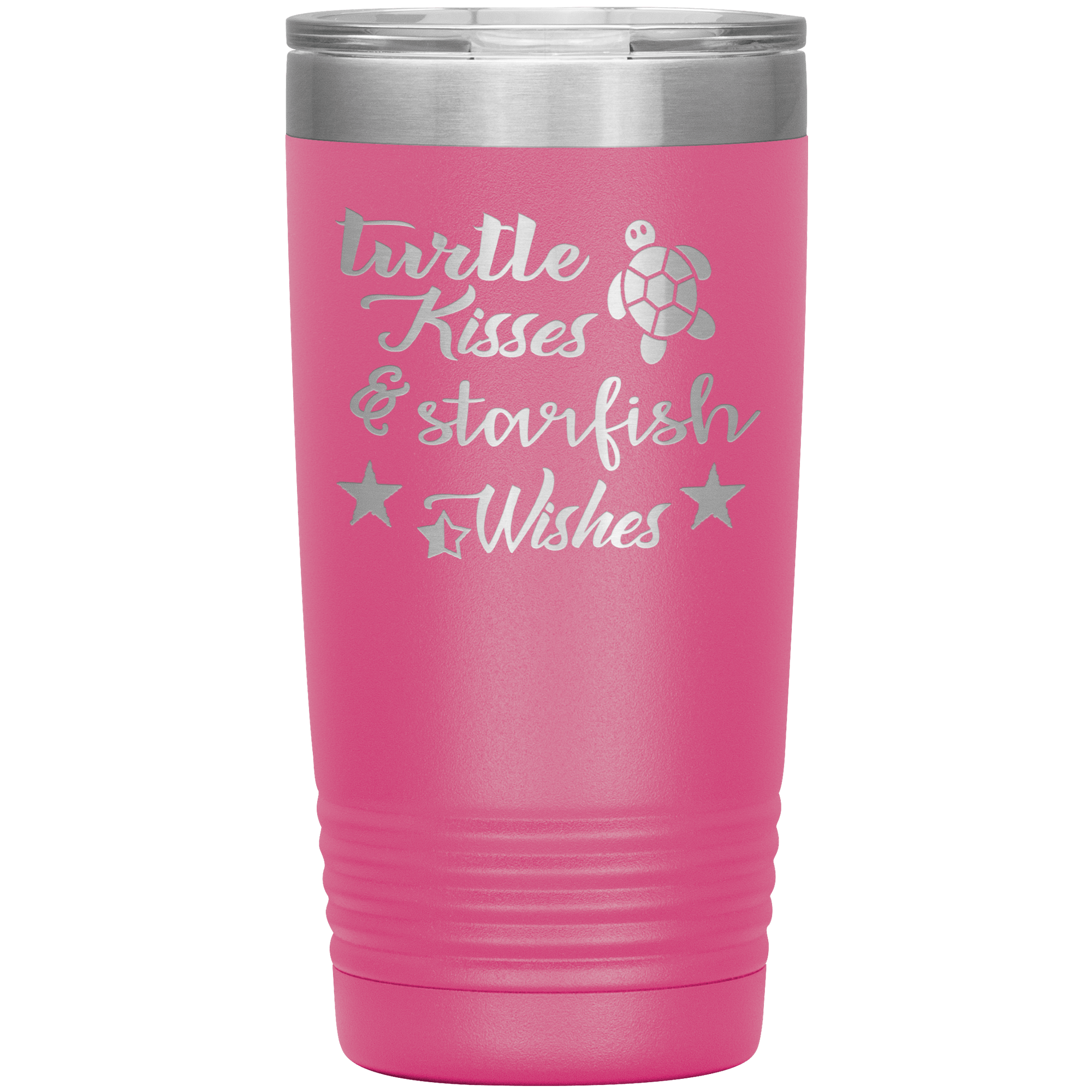 "Turtle kisses & Starfish Wishes" Tumbler