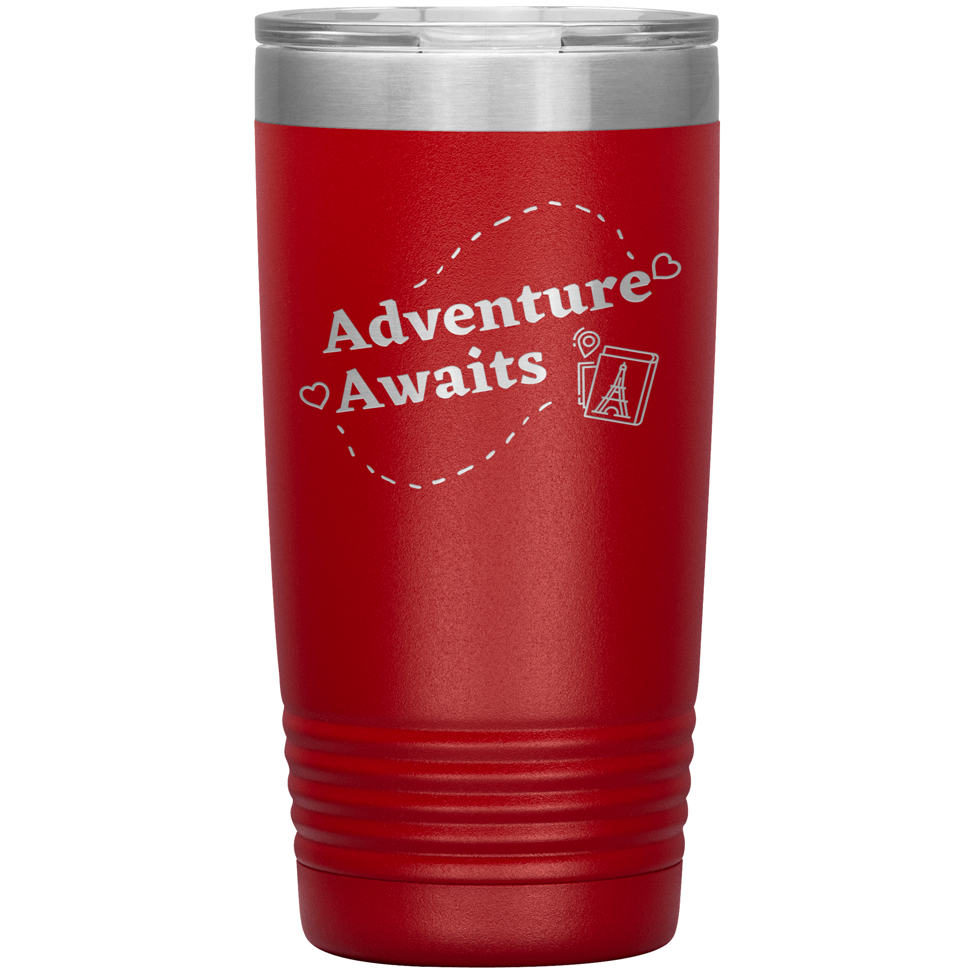 "ADVENTURE AWAITS"Tumbler