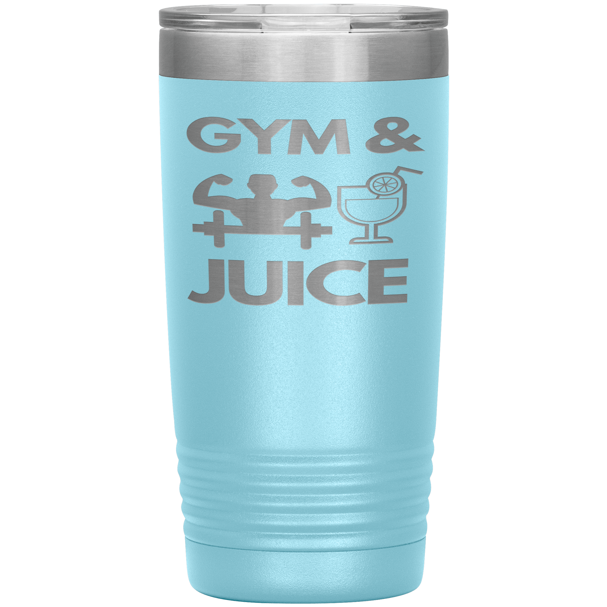 "GYM & JUICE"TUMBLER