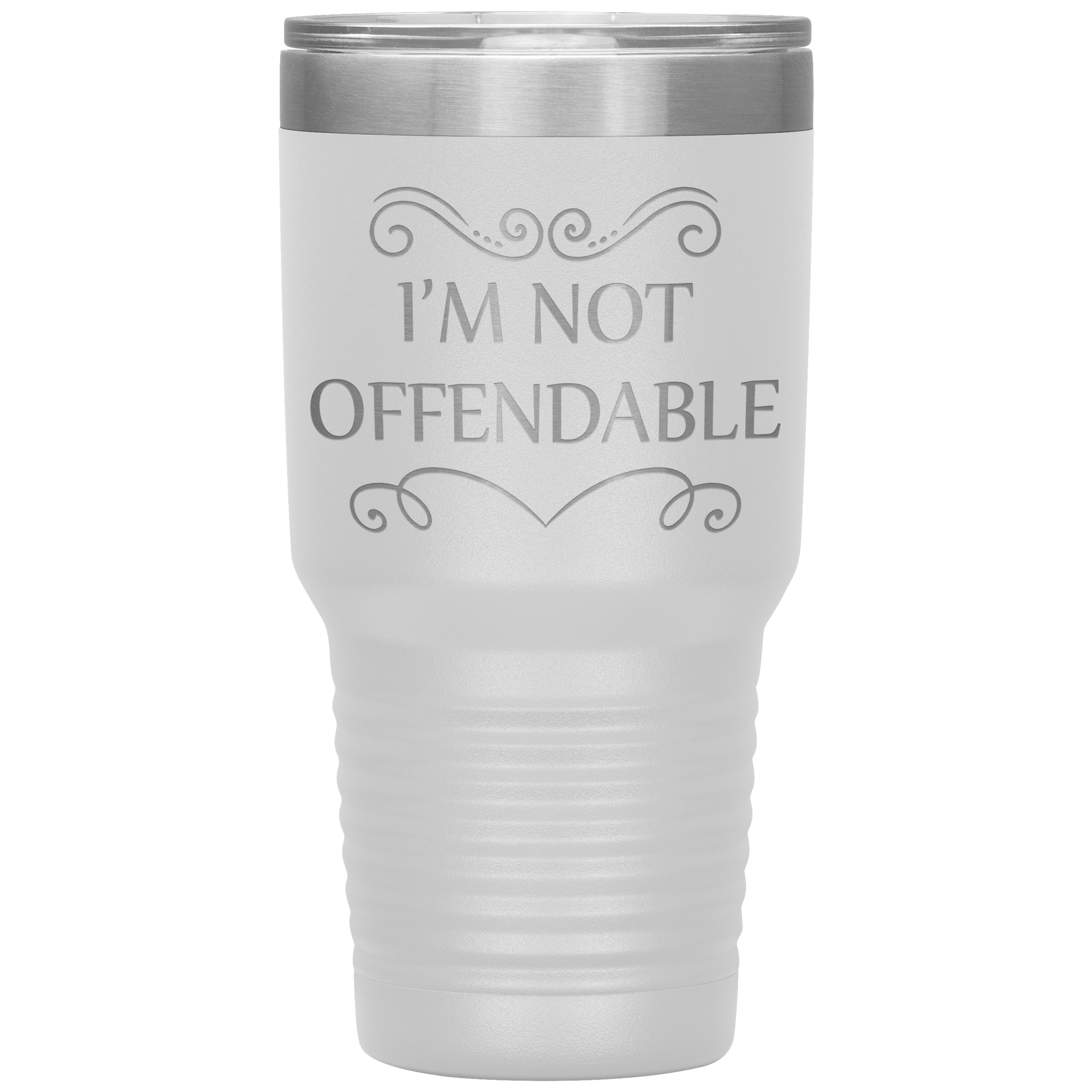I'M NOT OFFENDABLE - TUMBLER