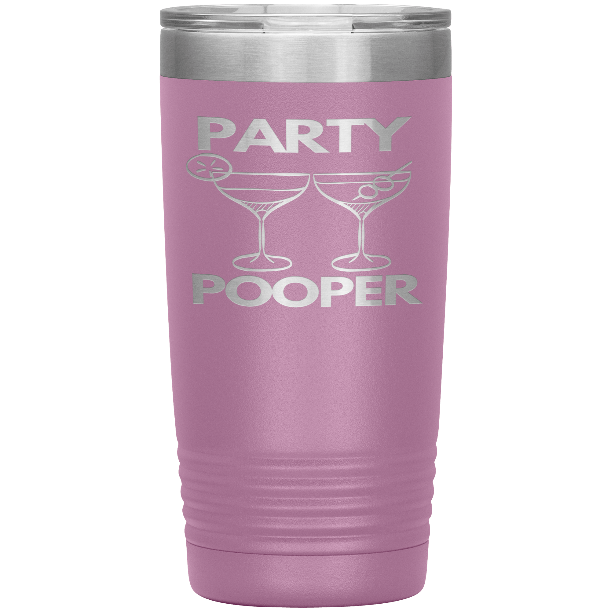 "PARTY POOPER"TUMBLER