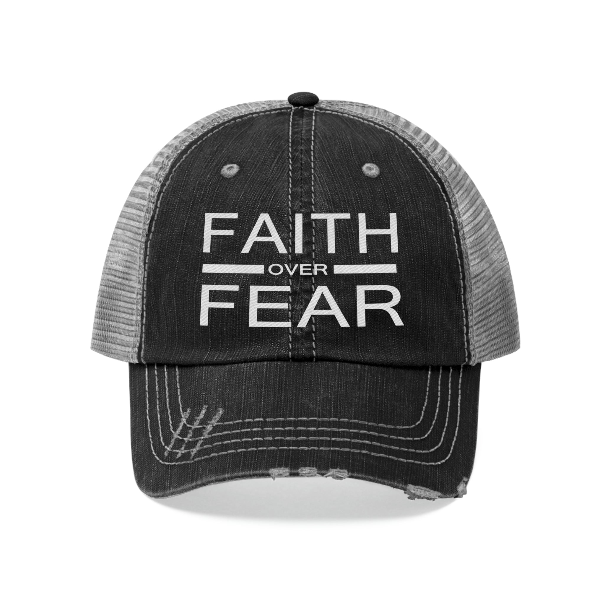 Faith Over Fear Unisex Trucker Hat