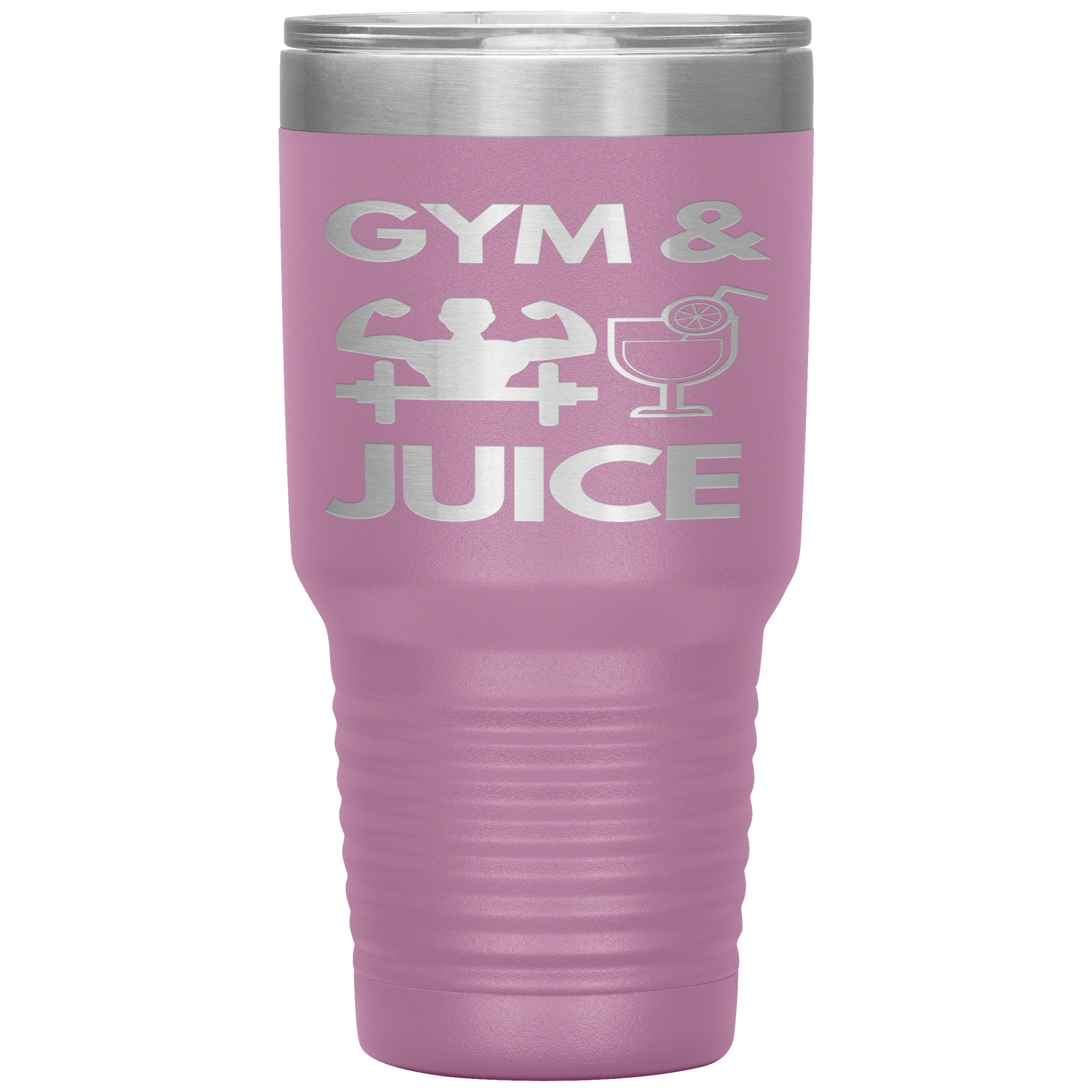 "GYM & JUICE"TUMBLER