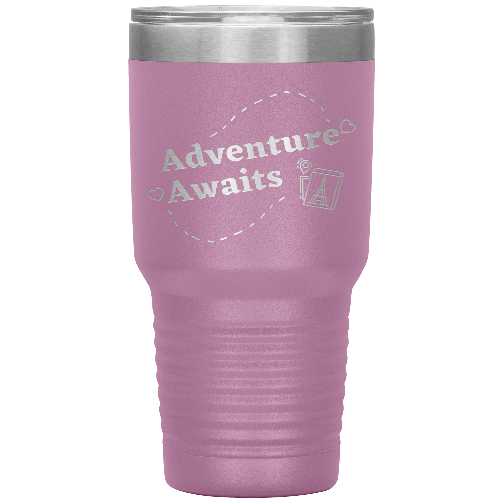 "ADVENTURE AWAITS"Tumbler