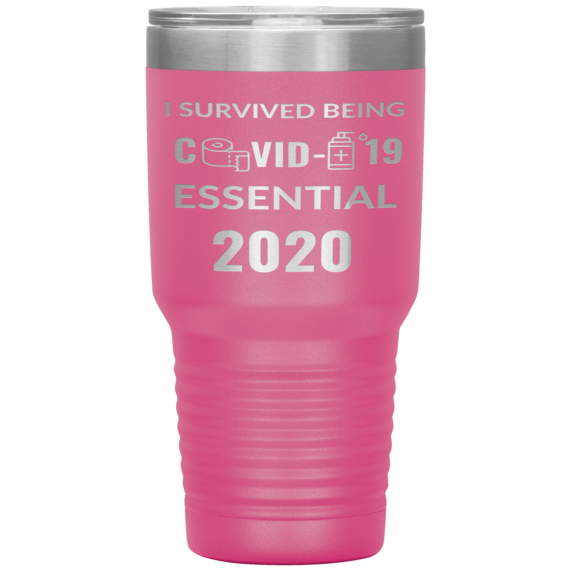 "I SURVIVED COVID-19 ESSENTIAL 2020"TUMBLER