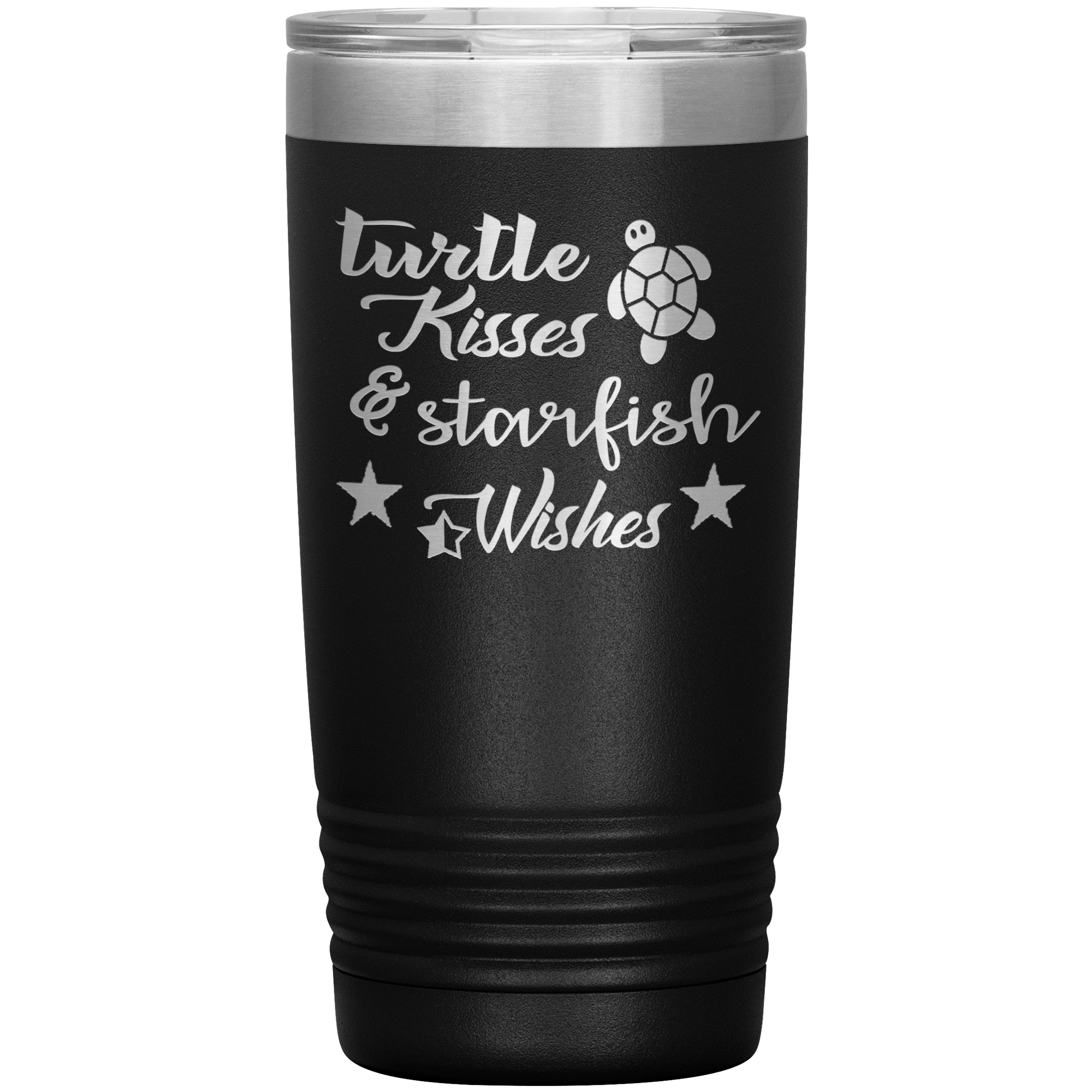 "Turtle kisses & Starfish Wishes" Tumbler