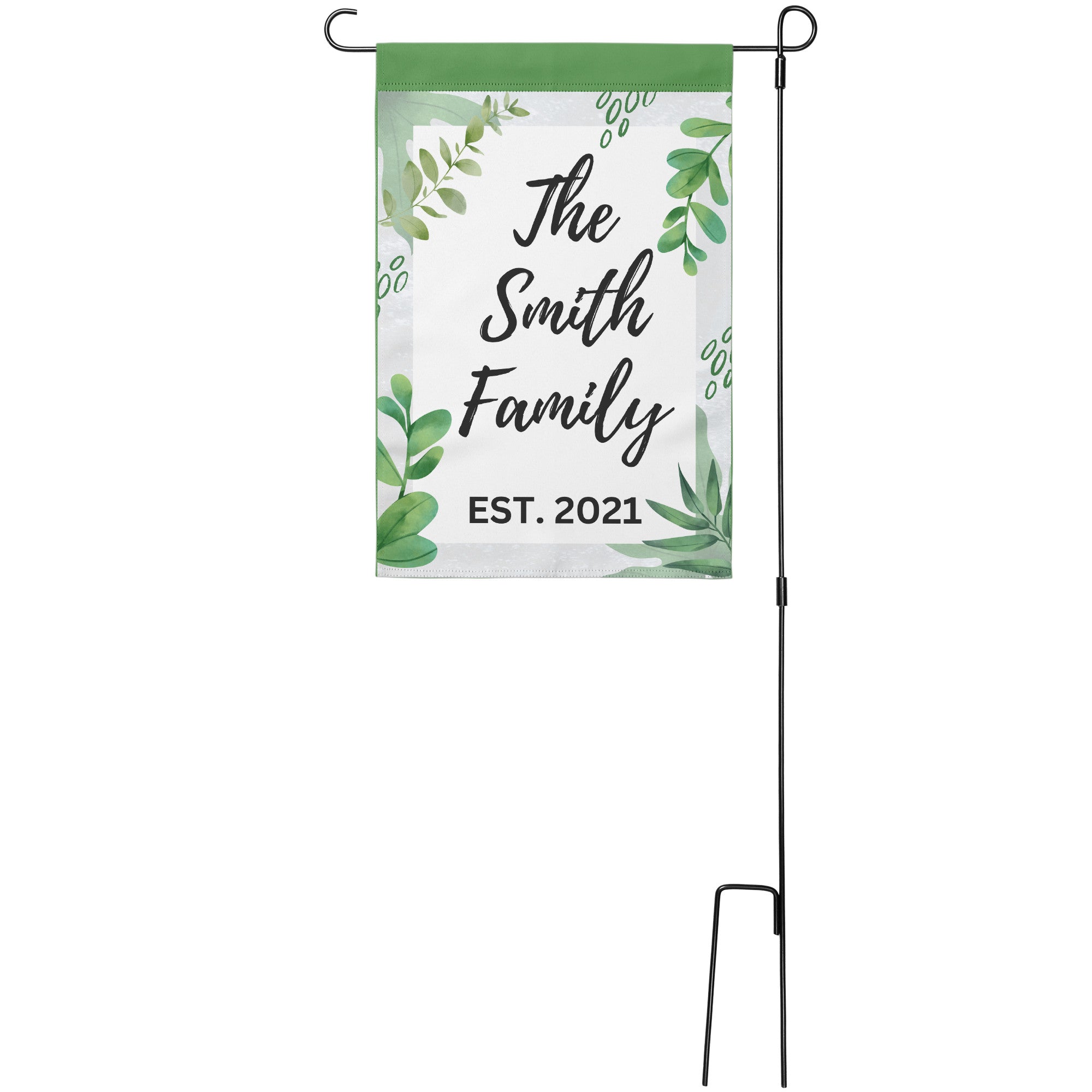 Customized With Your Family Name - Garden Flag