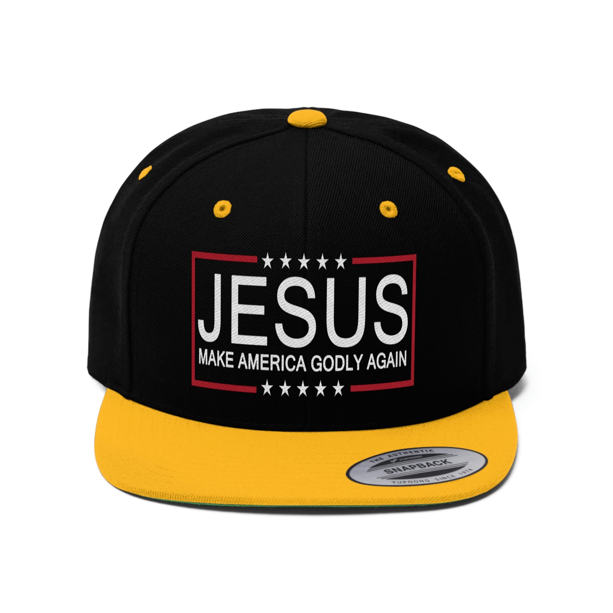 Jesus Make America Godly Again Unisex Flat Bill Hat