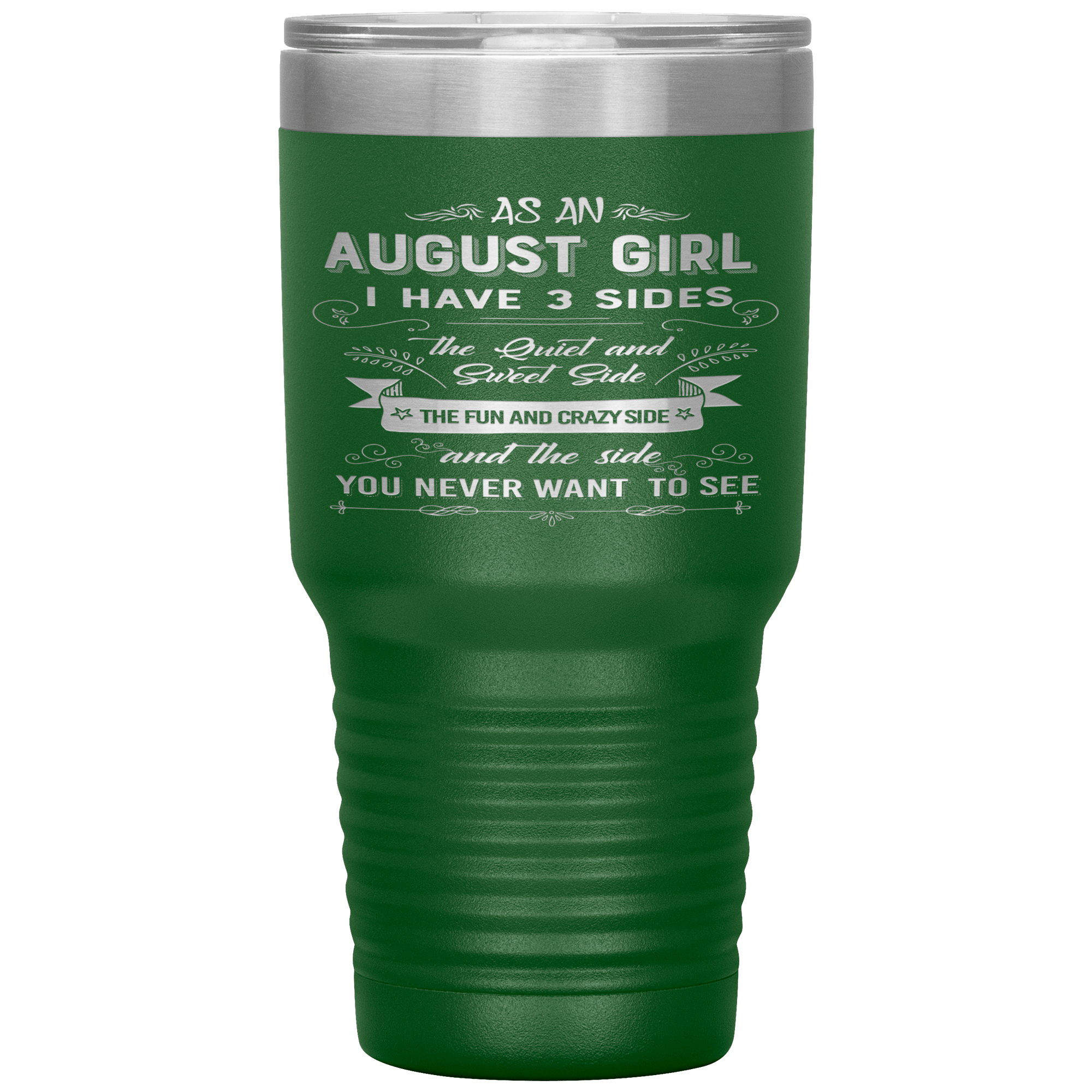 "August Girls 3 Sides" Tumbler