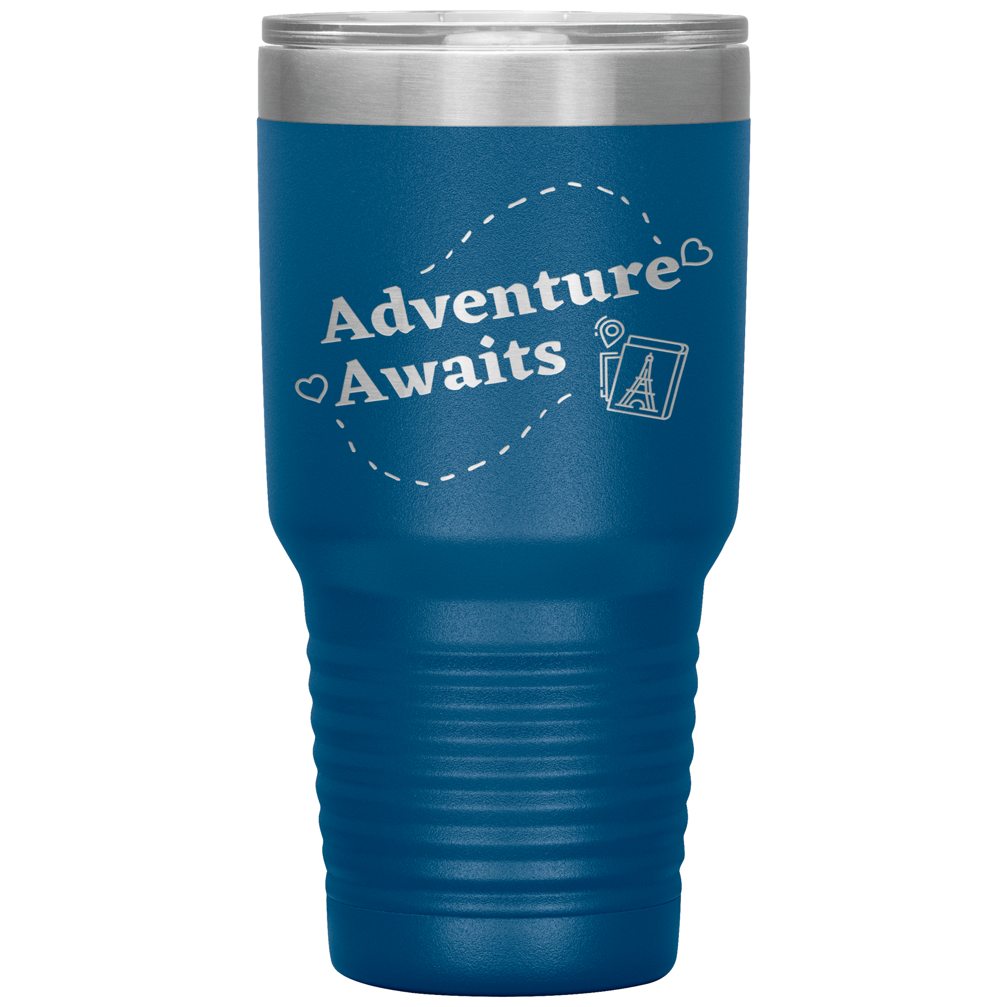 "ADVENTURE AWAITS"Tumbler