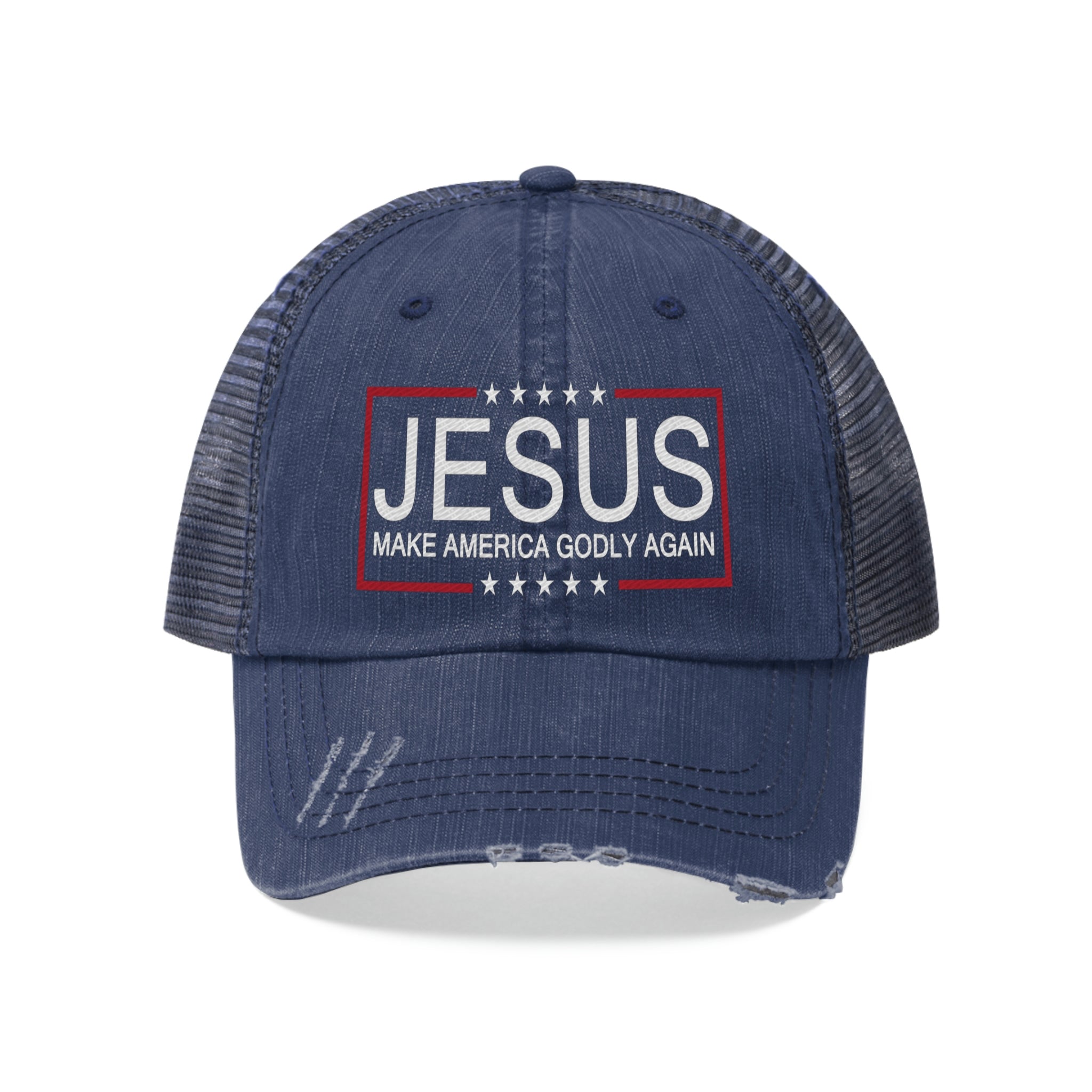 Jesus Make America Godly Again Unisex Trucker Hat