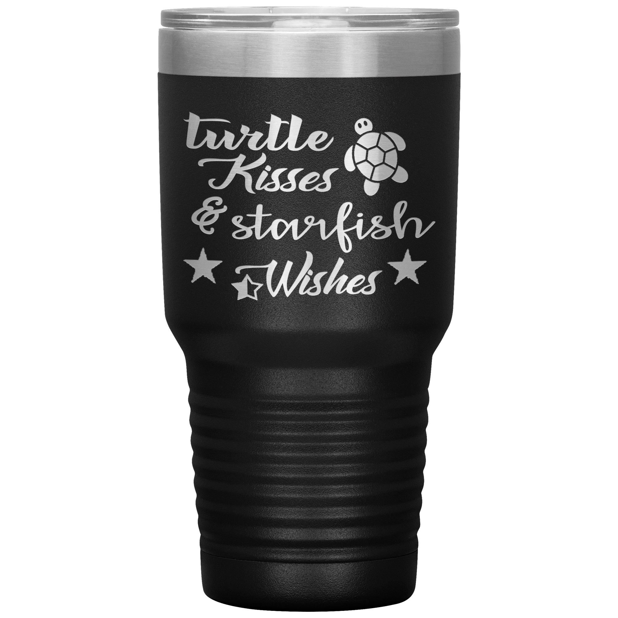 "Turtle kisses & Starfish Wishes" Tumbler